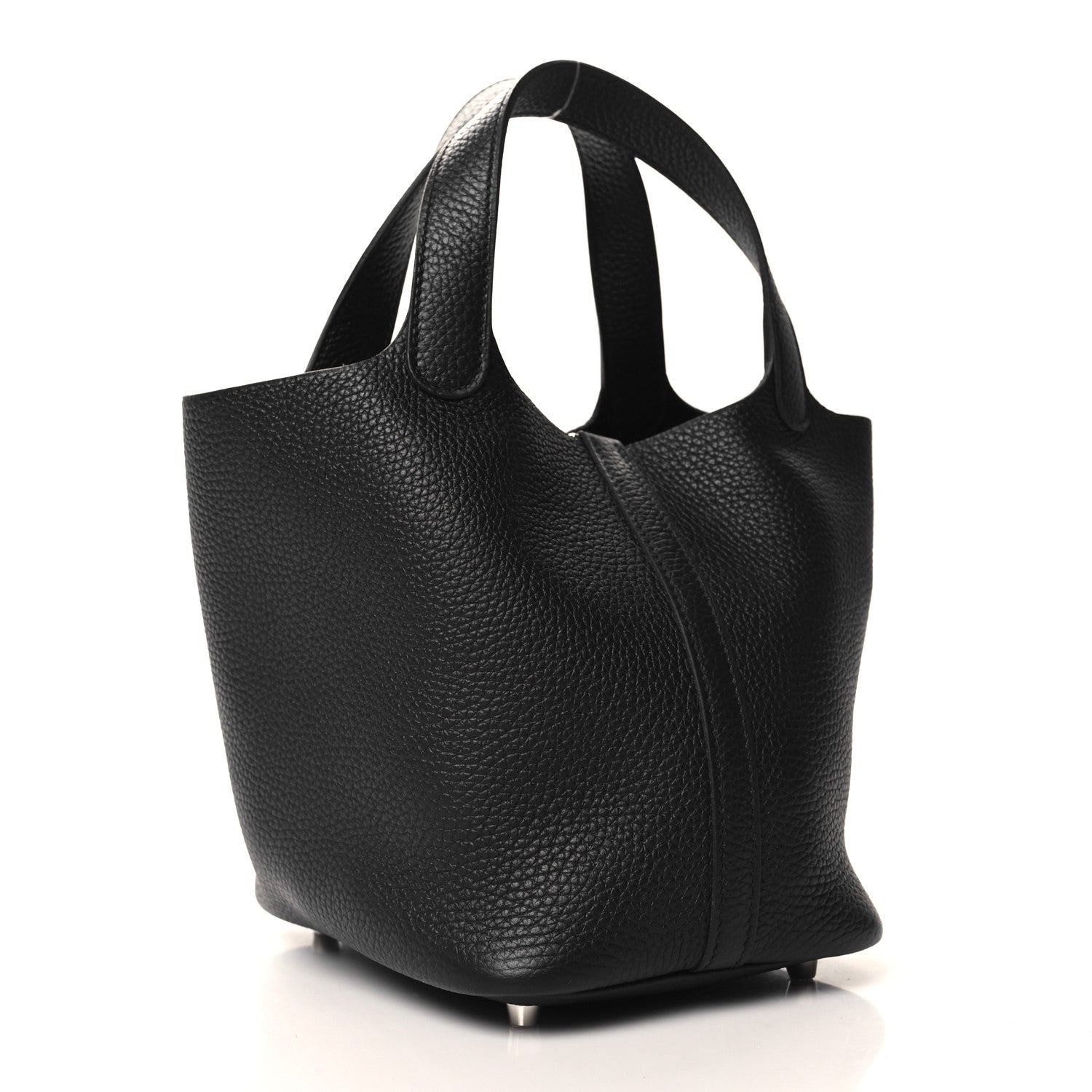 Hermes Taurillon Clemence Picotin Lock 18 PM Black 3 of 13