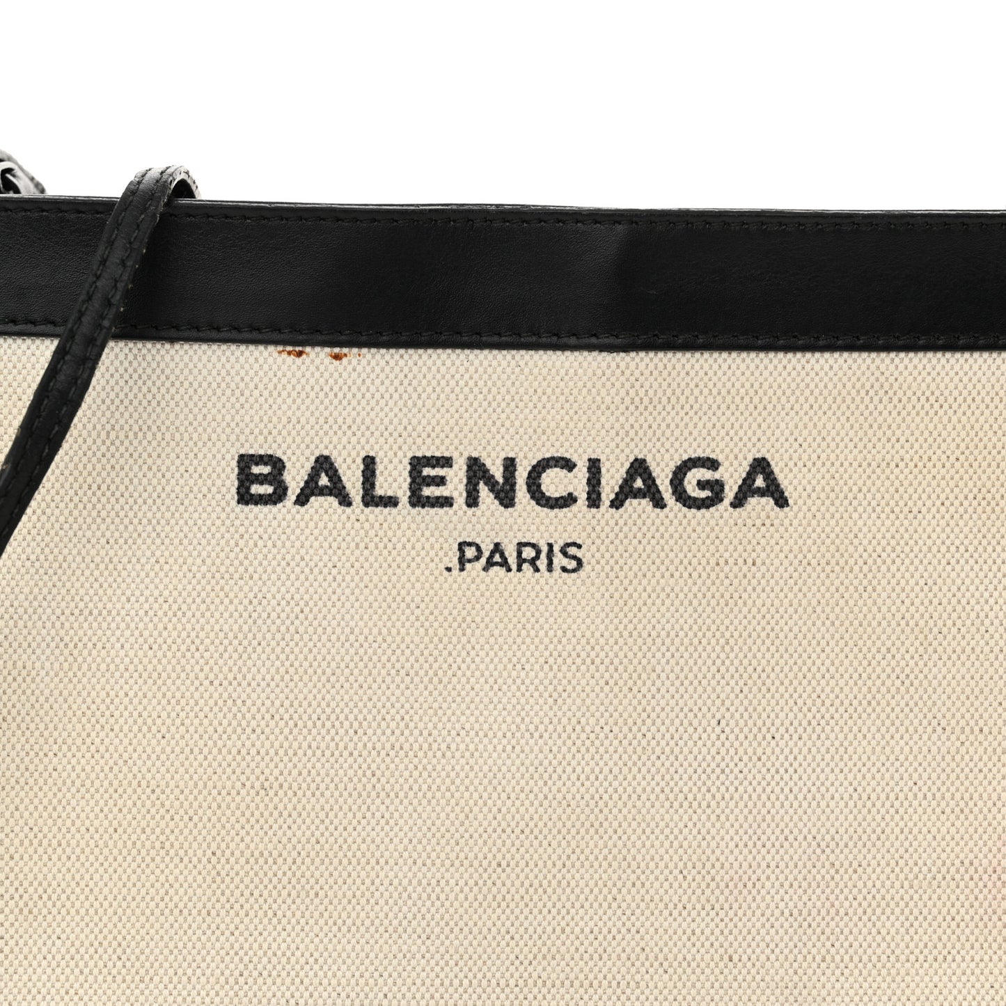 Cotton Canvas Pochette Crossbody Bag Black