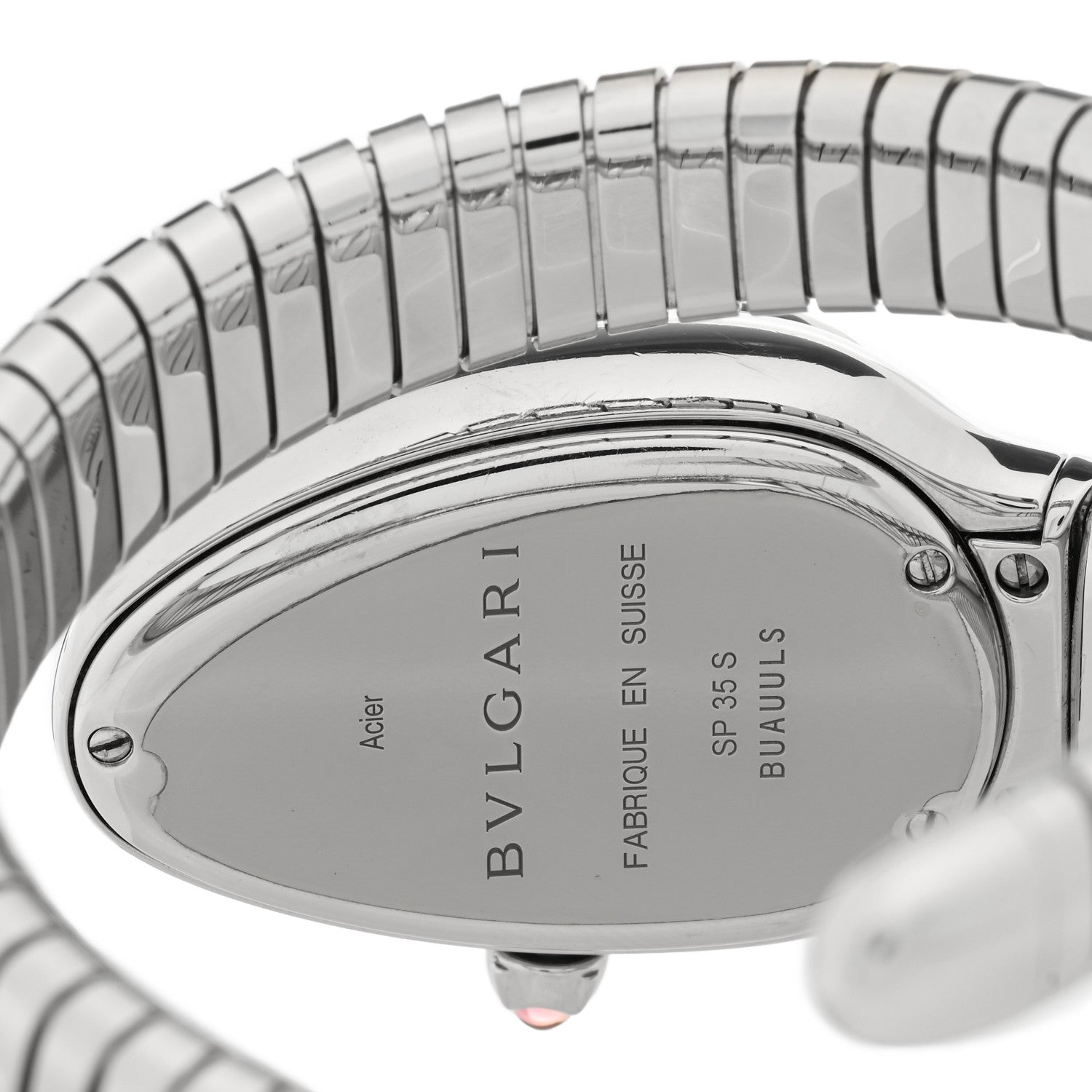 Bulgari Stainless Steel 35mm Serpenti Tubogas Quartz Watch 4 of 5