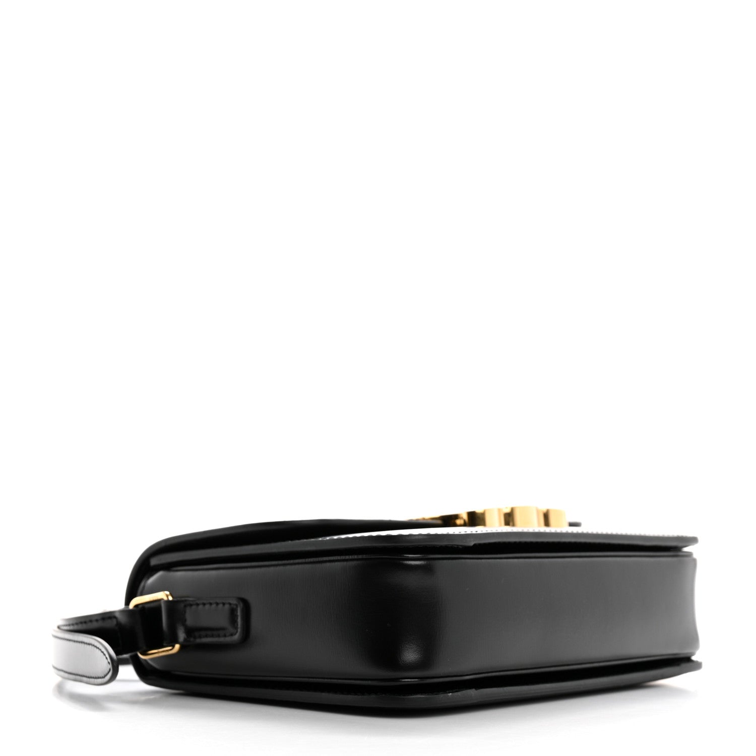 Celine Shiny Calfskin Teen Triomphe Black 4 of 13