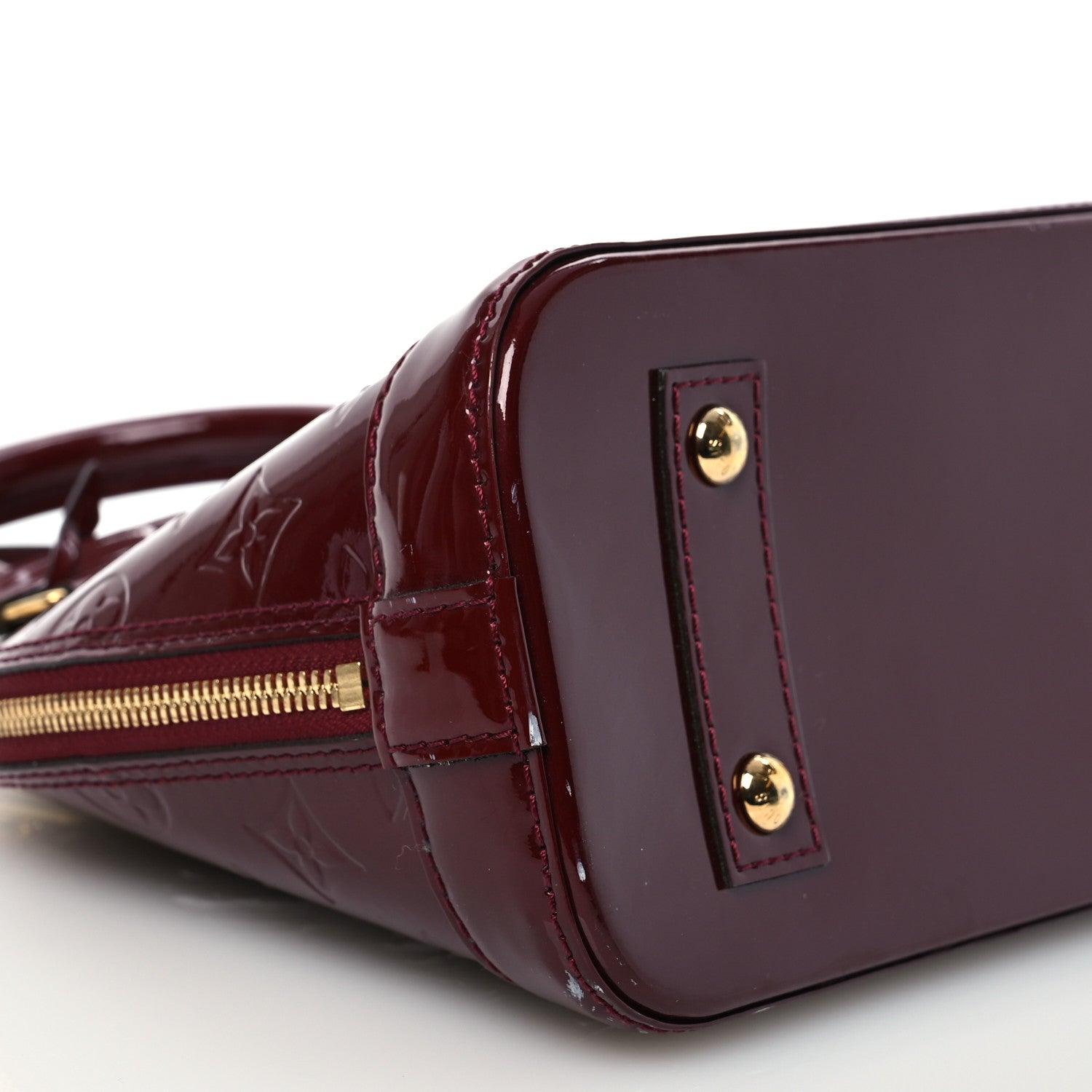 Louis Vuitton Vernis Alma BB Griotte 9 of 18