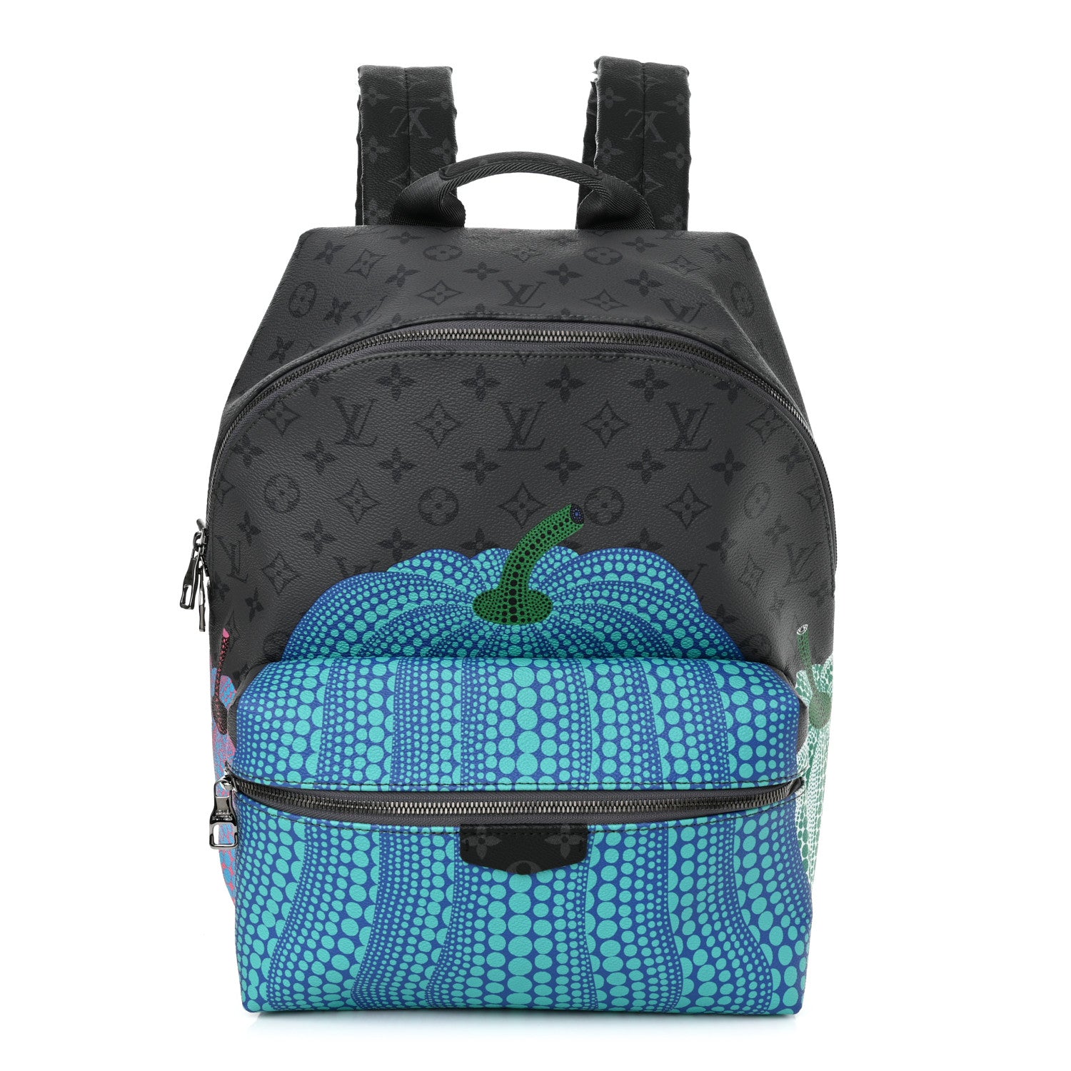Louis Vuitton LV X YK Monogram Eclipse Reverse Kusama Pumpkin Discovery Backpack 1 of 9