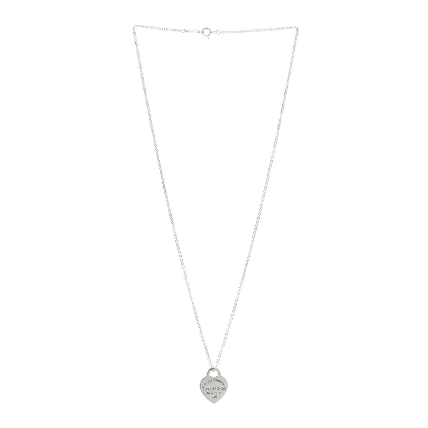 Sterling Silver Small Return to Tiffany Heart Pendant Necklace