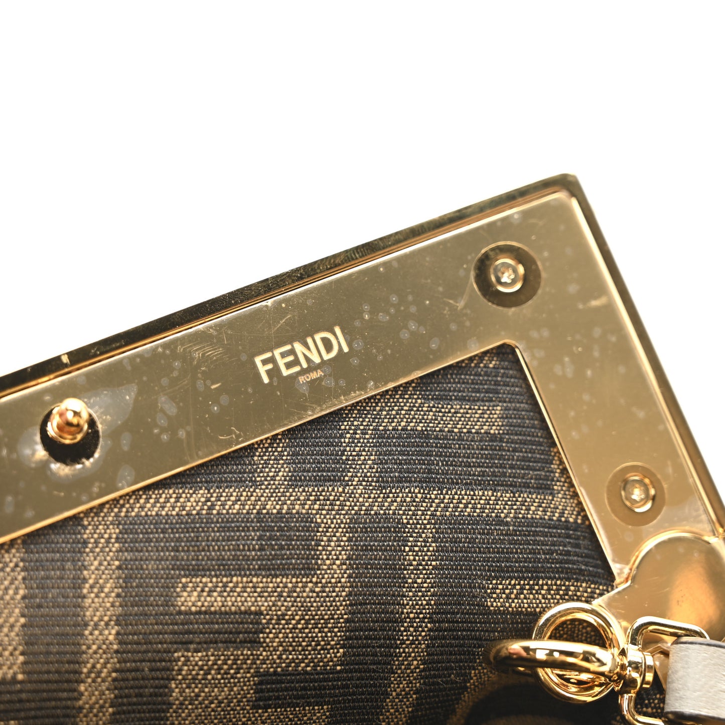 Shearling Small Fendi First Ghiaccio Oro Soft