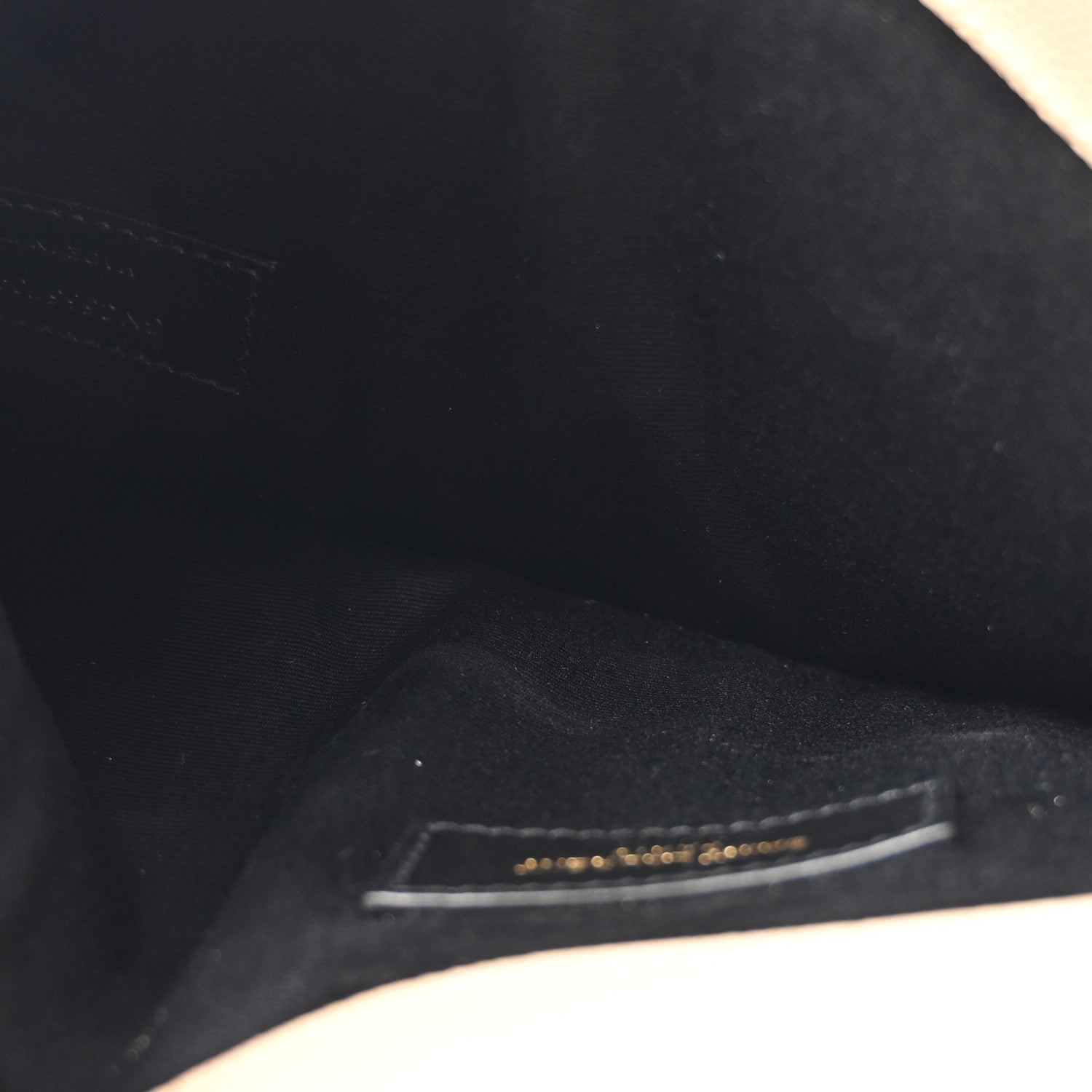 Saint Laurent Grain De Poudre Uptown Pouch Dark Beige 5 of 8