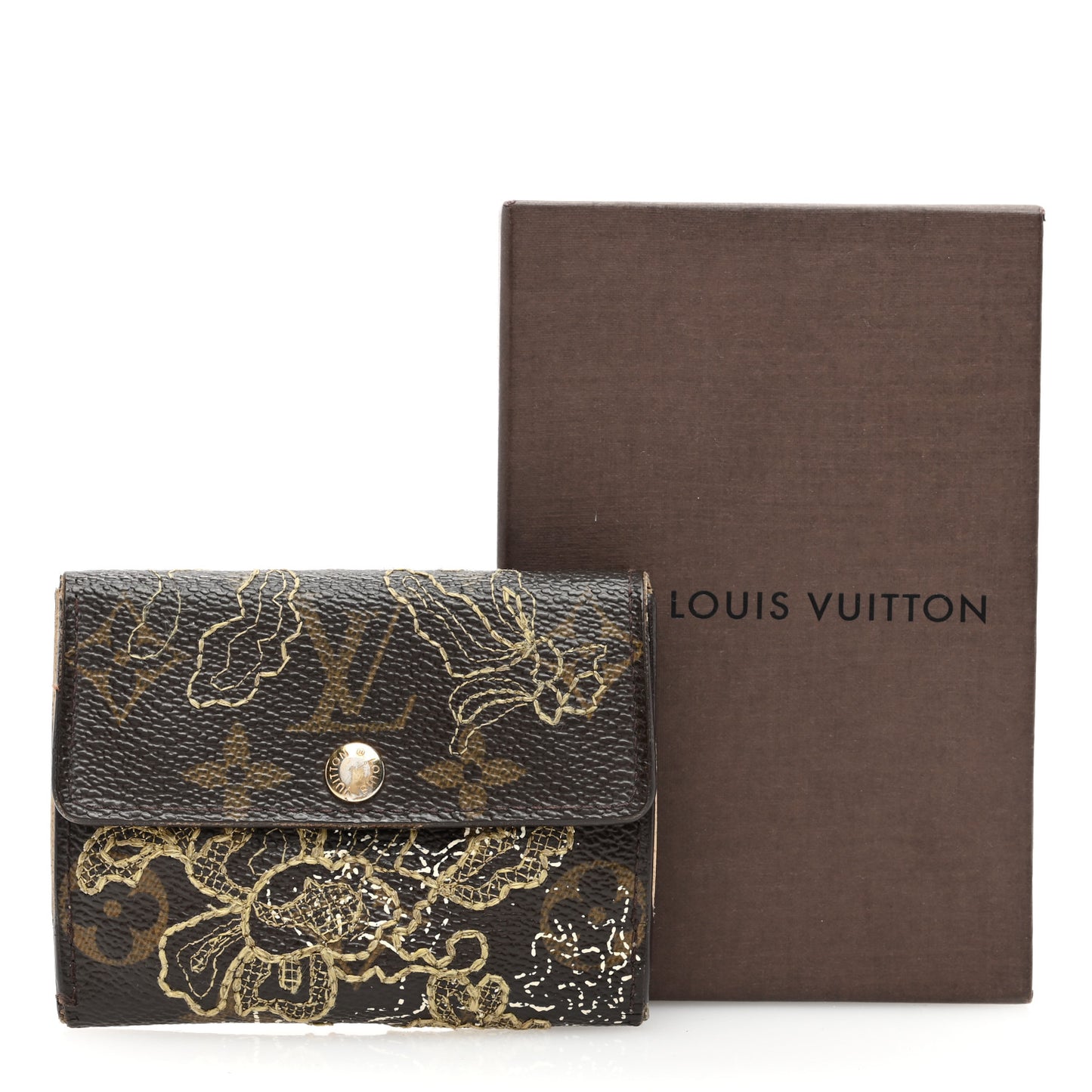 Monogram Dentelle Ludlow Wallet Gold