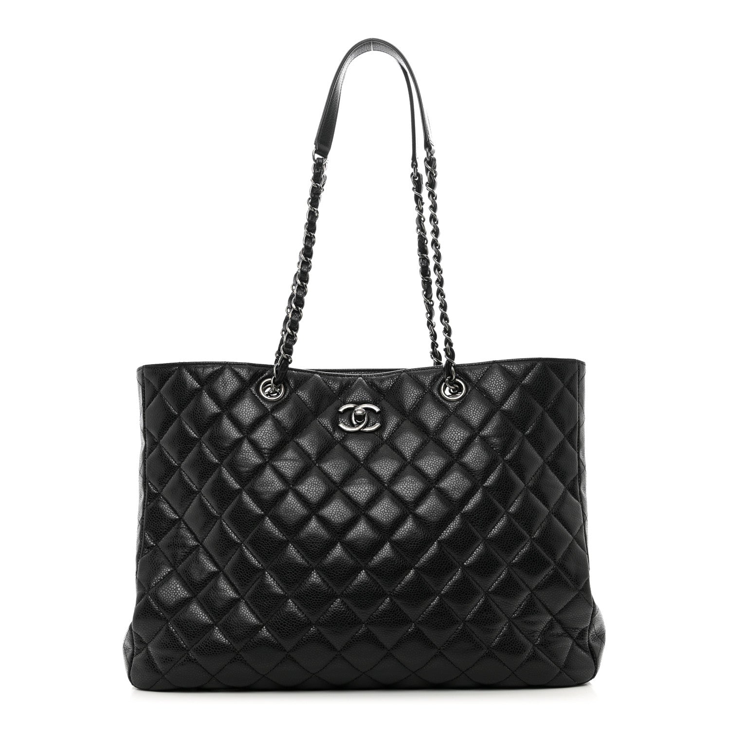 Chanel Caviar Quilted Large Shopping Tote Black 1 of 12