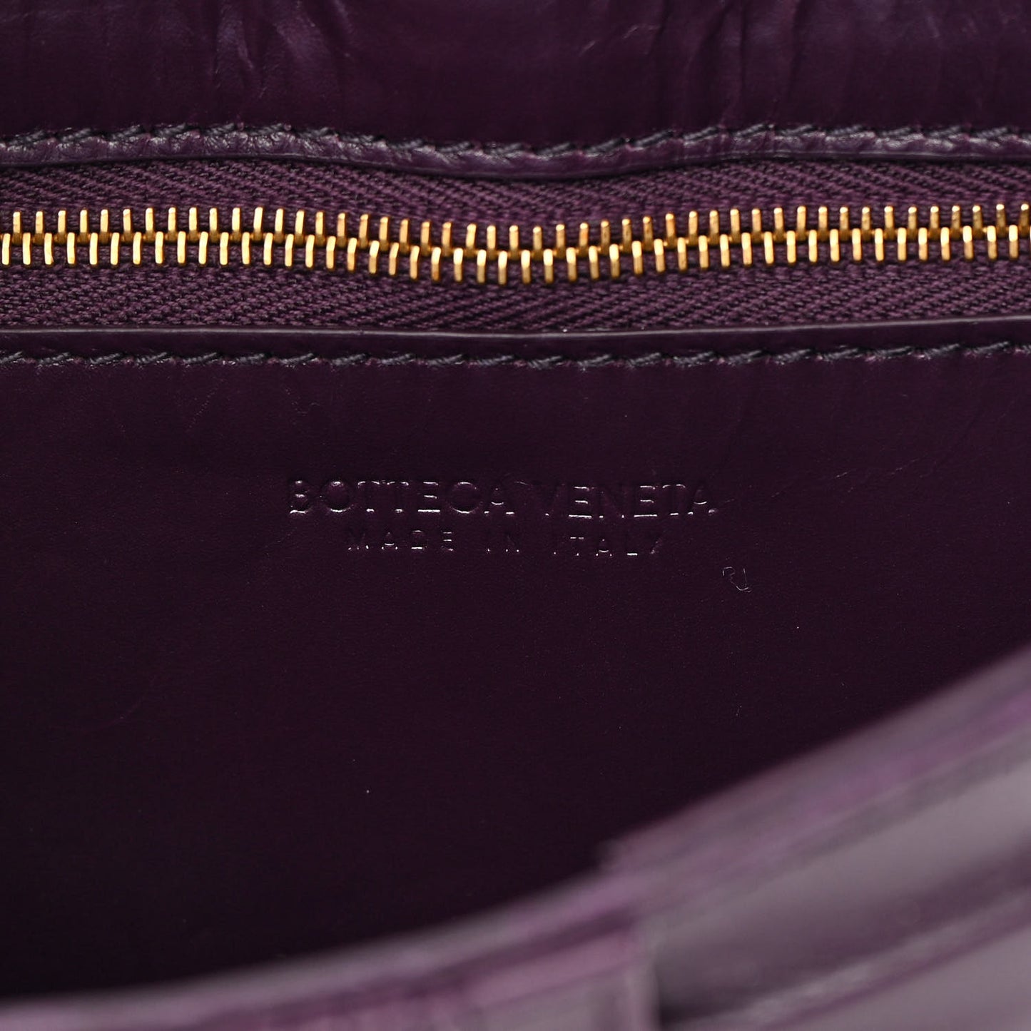 Calfskin Intreccio Plisse Cassette Crossbody Bag Dark Mystic
