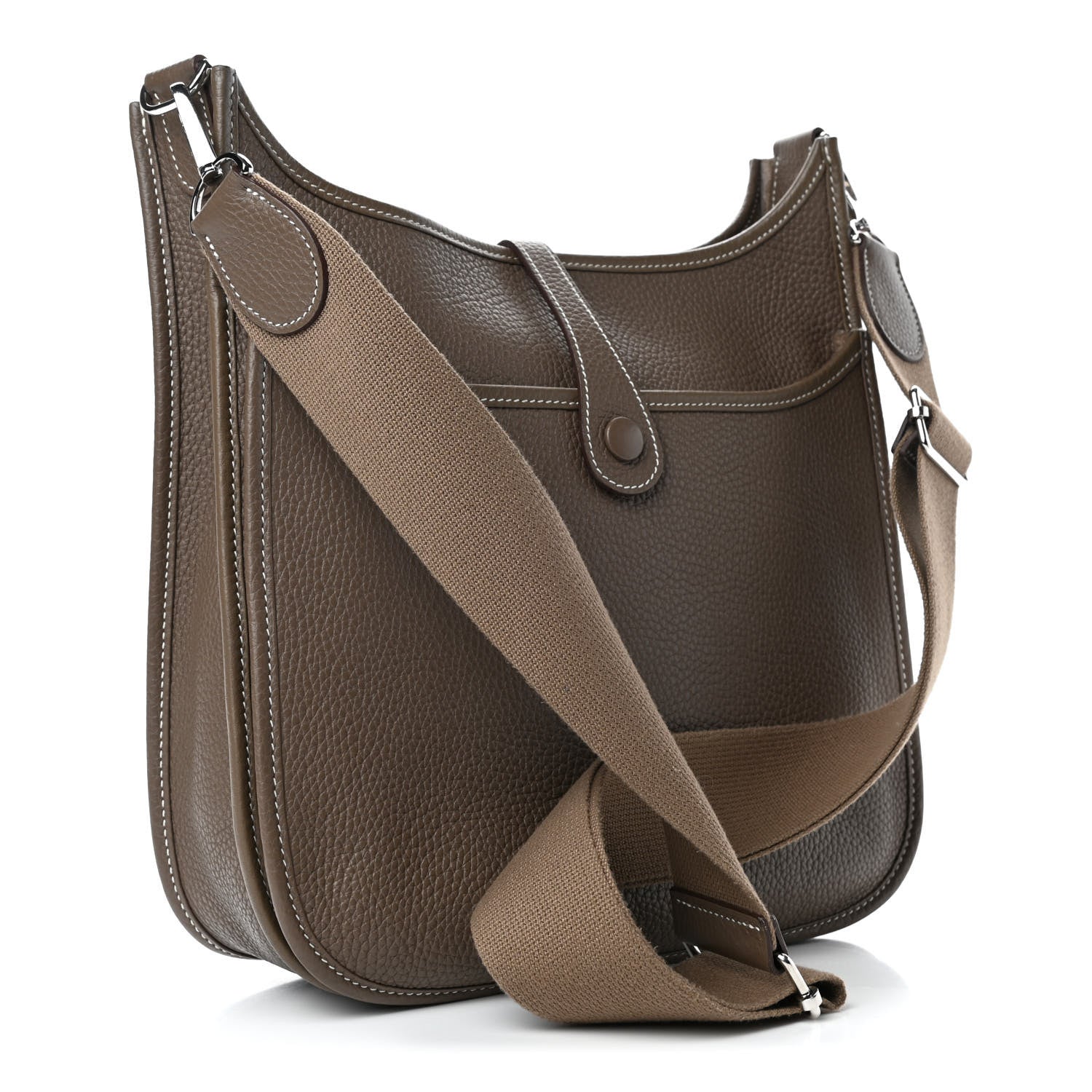 Hermes Taurillon Clemence Evelyne III PM Etoupe 3 of 10