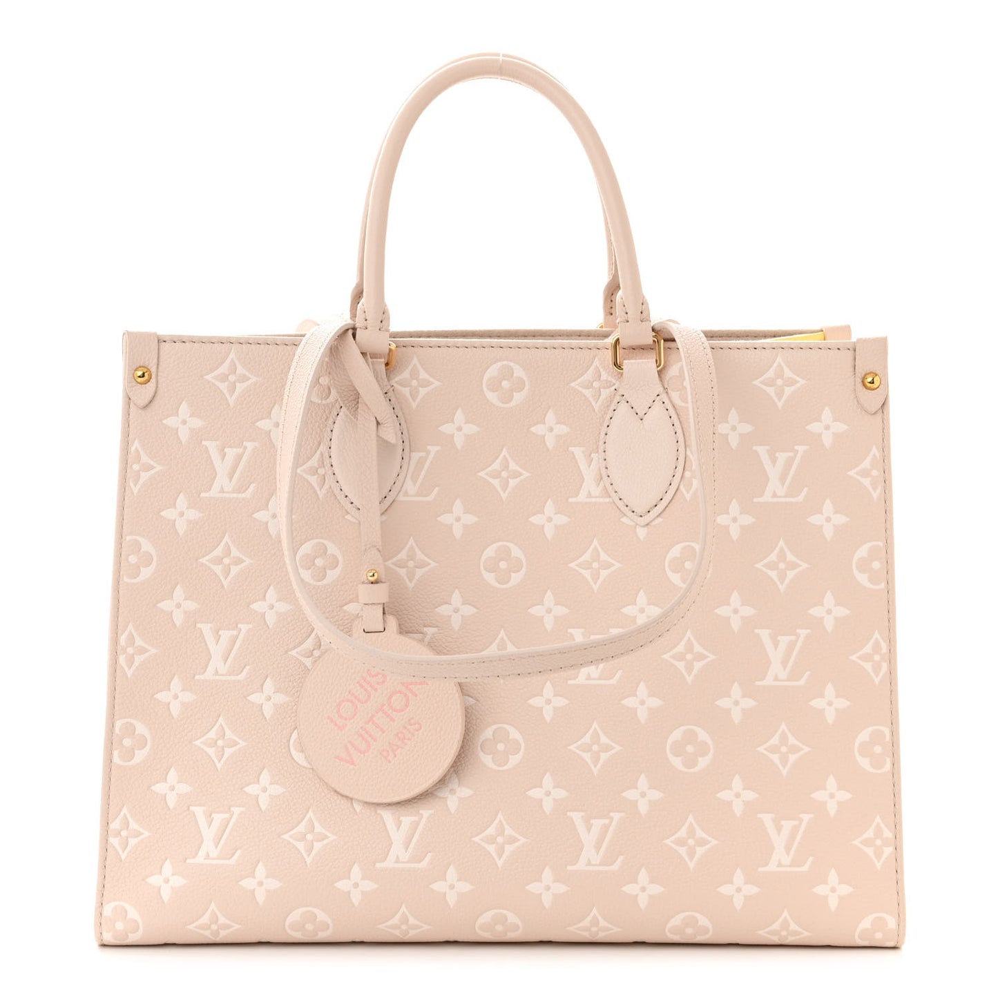 Empreinte Monogram Spring In The City Onthego MM Beige Pink Yellow