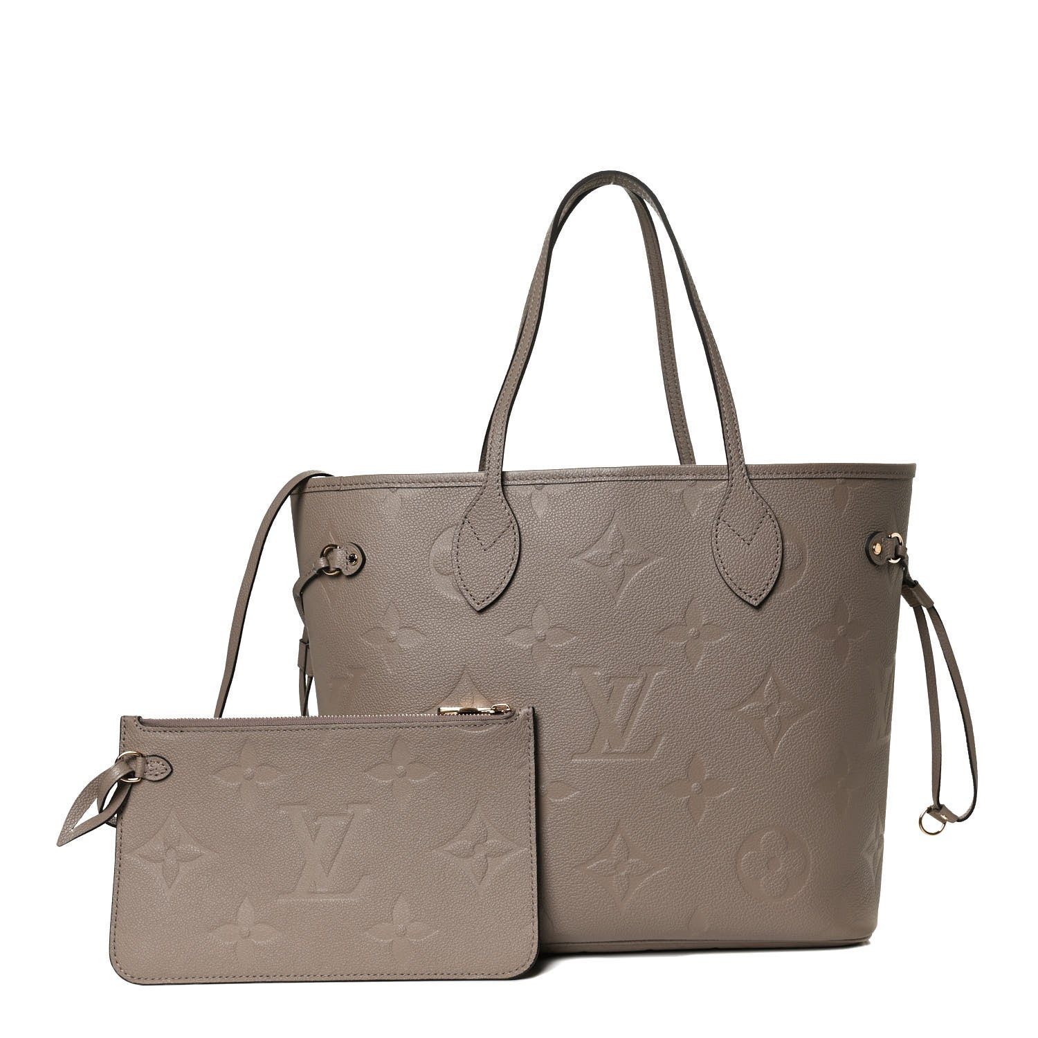 Louis Vuitton Empreinte Monogram Giant Neverfull MM Tourterelle 1 of 10
