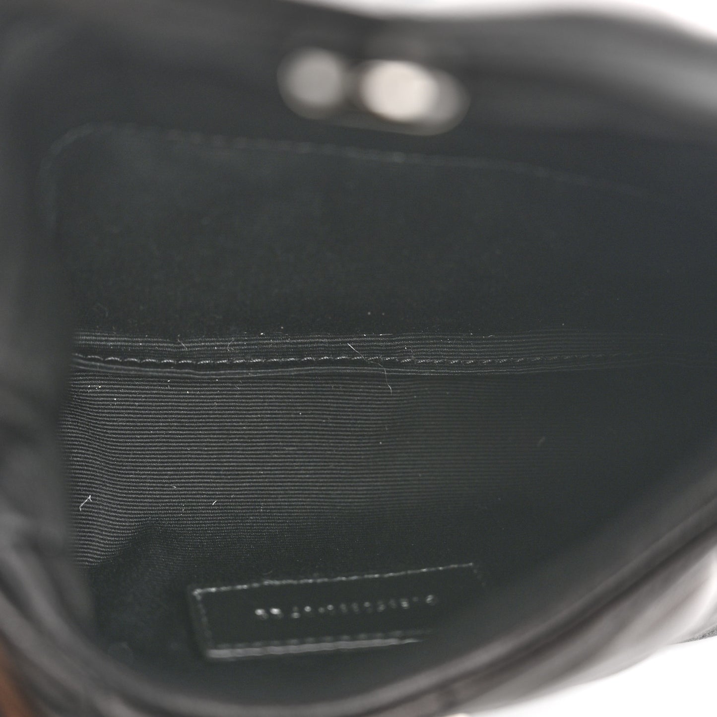 Lambskin Monogram Loulou Puffer Pouch Clutch Black