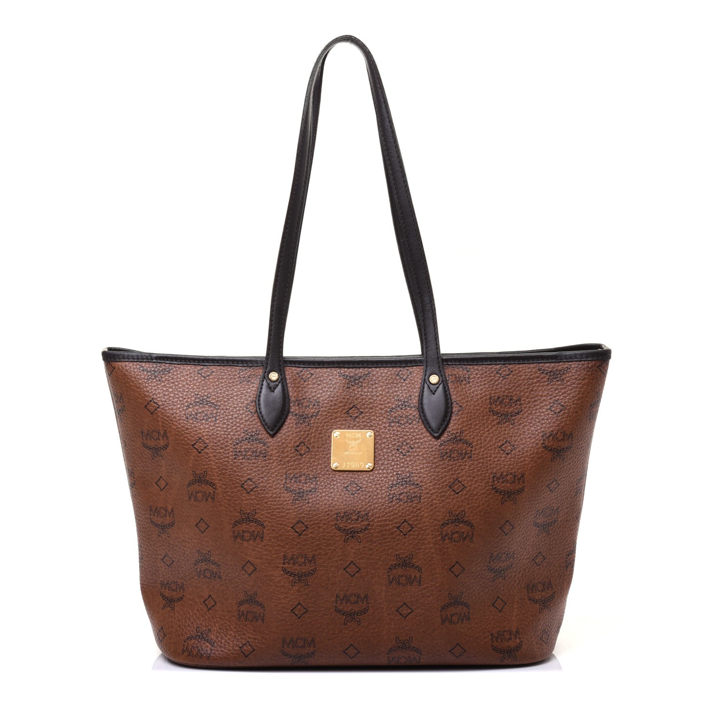 Visetos Dog Bone Shopper Tote Brown