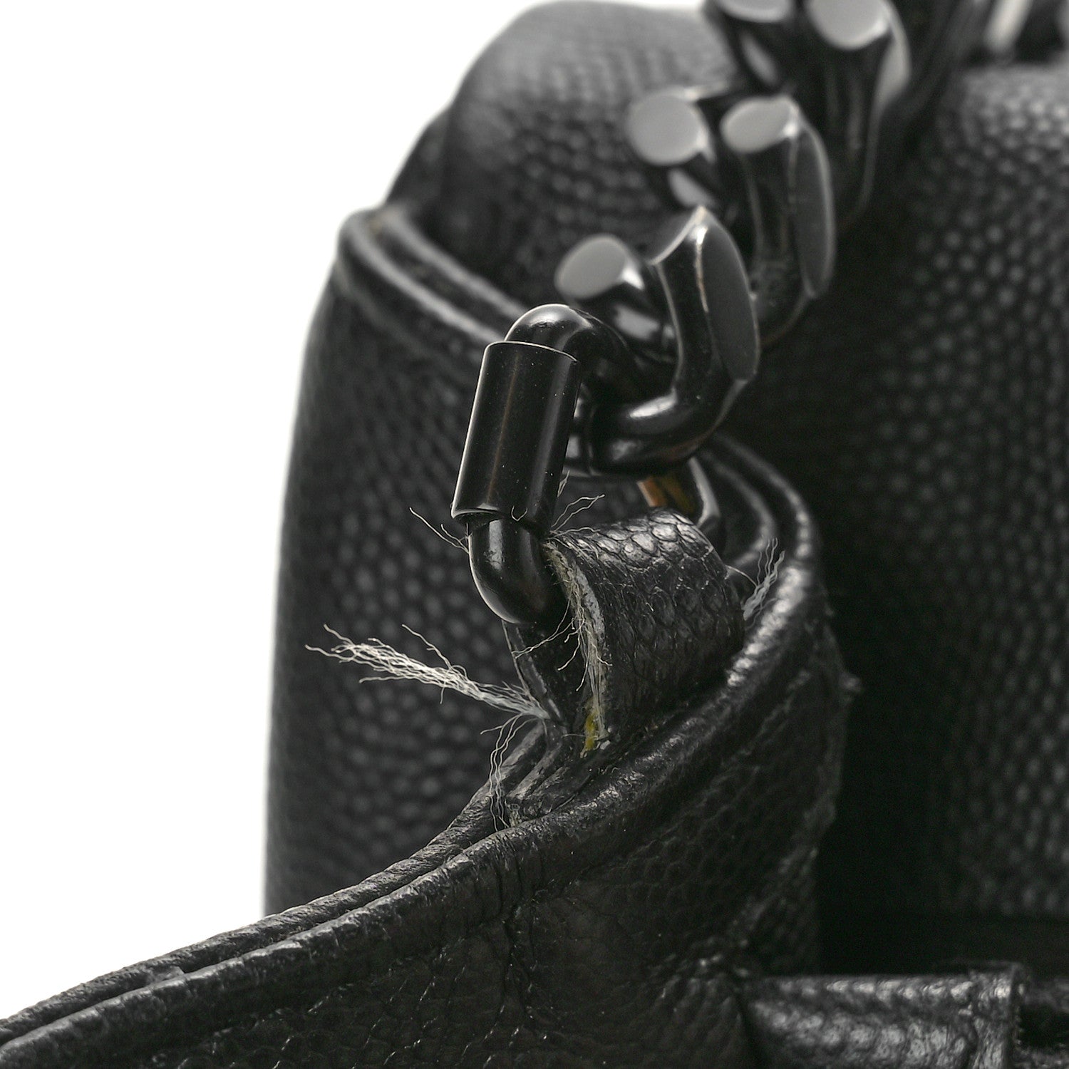 Saint Laurent Grain De Poudre Medium West Hollywood Monogram Fold-Over Black 13 of 13