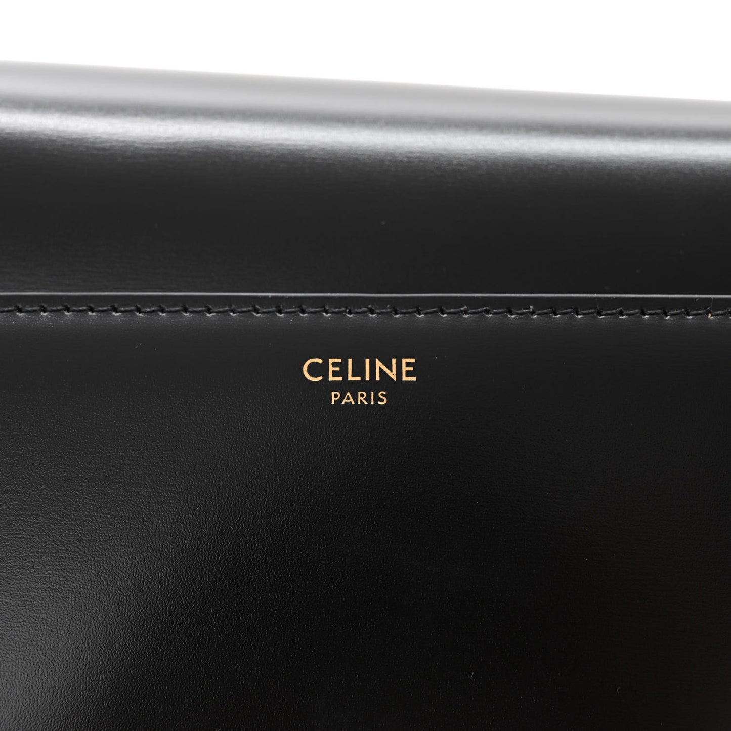 Shiny Calfskin Teen Triomphe Black