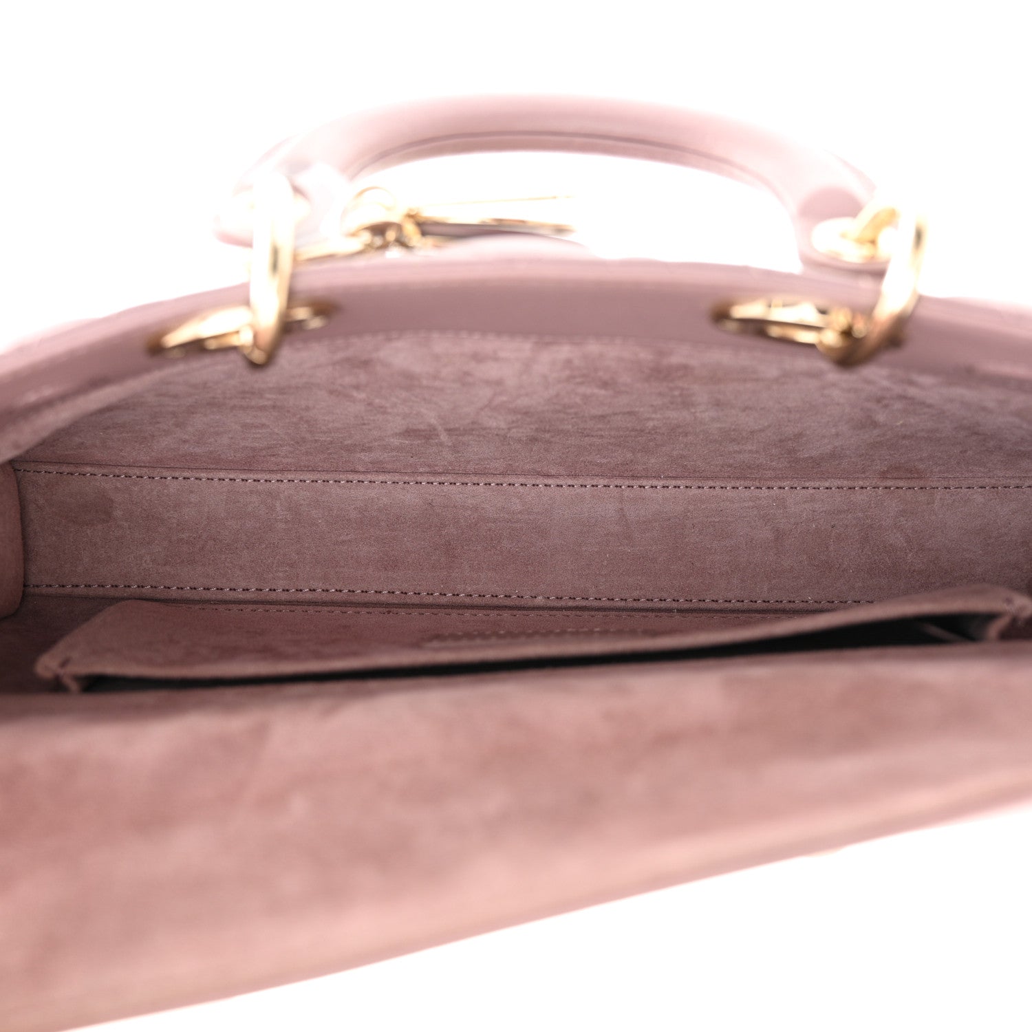 Christian Dior CHRISTIAN DIOR Lambskin Cannage Medium Lady D-Joy Peony Pink 5 of 10