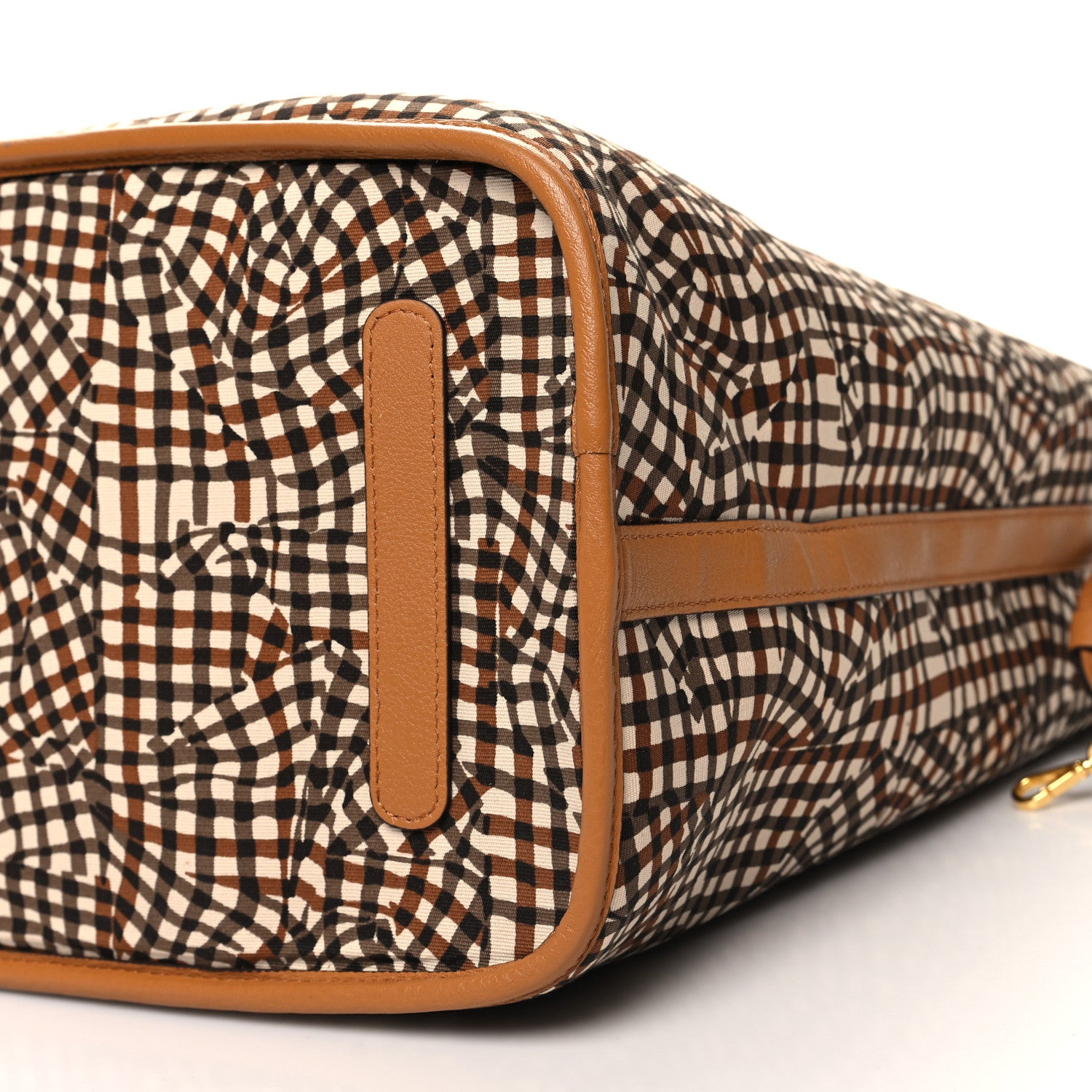 MCM Visetos Large Liz Reversible Shopper Tote Cognac 14 of 15