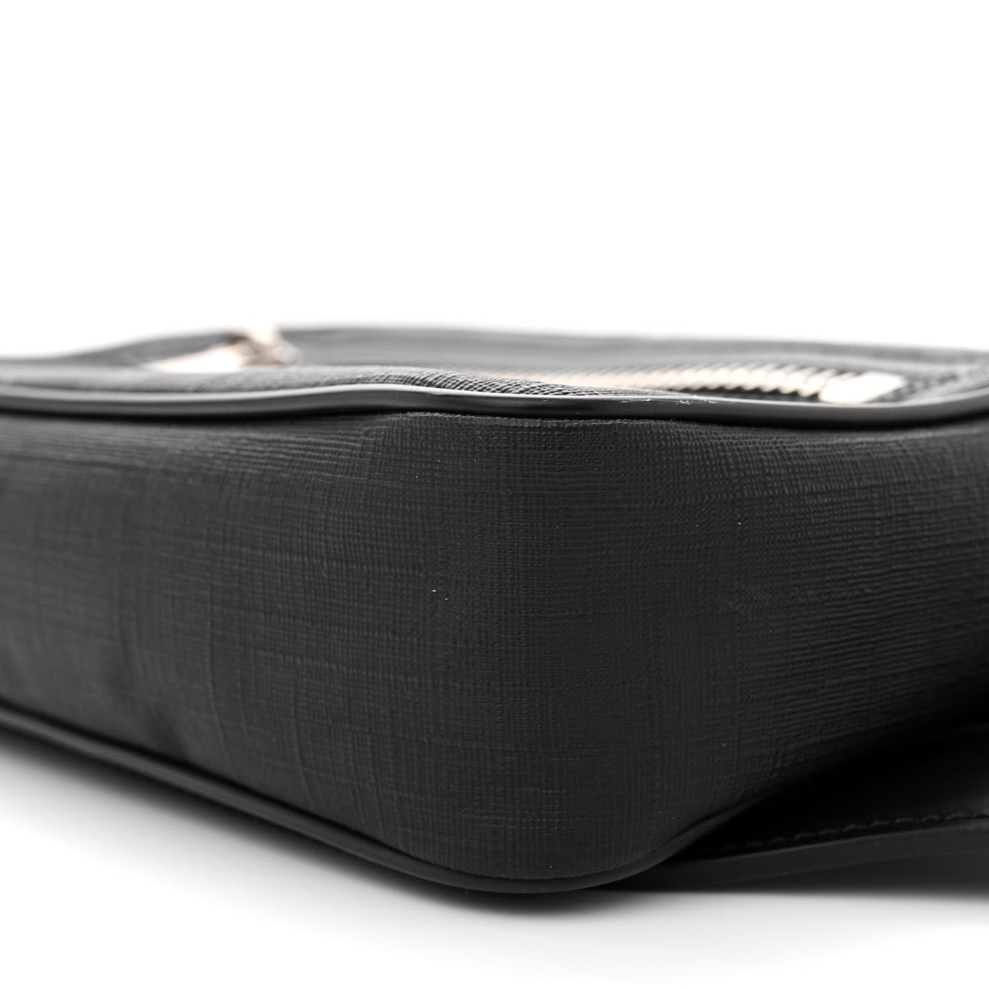 Soft GG Supreme Monogram Web Belt Bag Black Grey