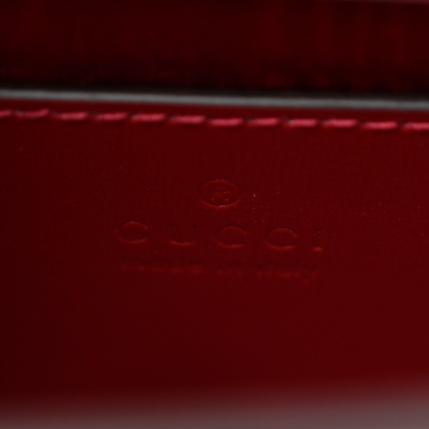 New Canvas Charisma Calfskin Crystal GG Monogram Mini Diana Tote Bag New Cherry Red