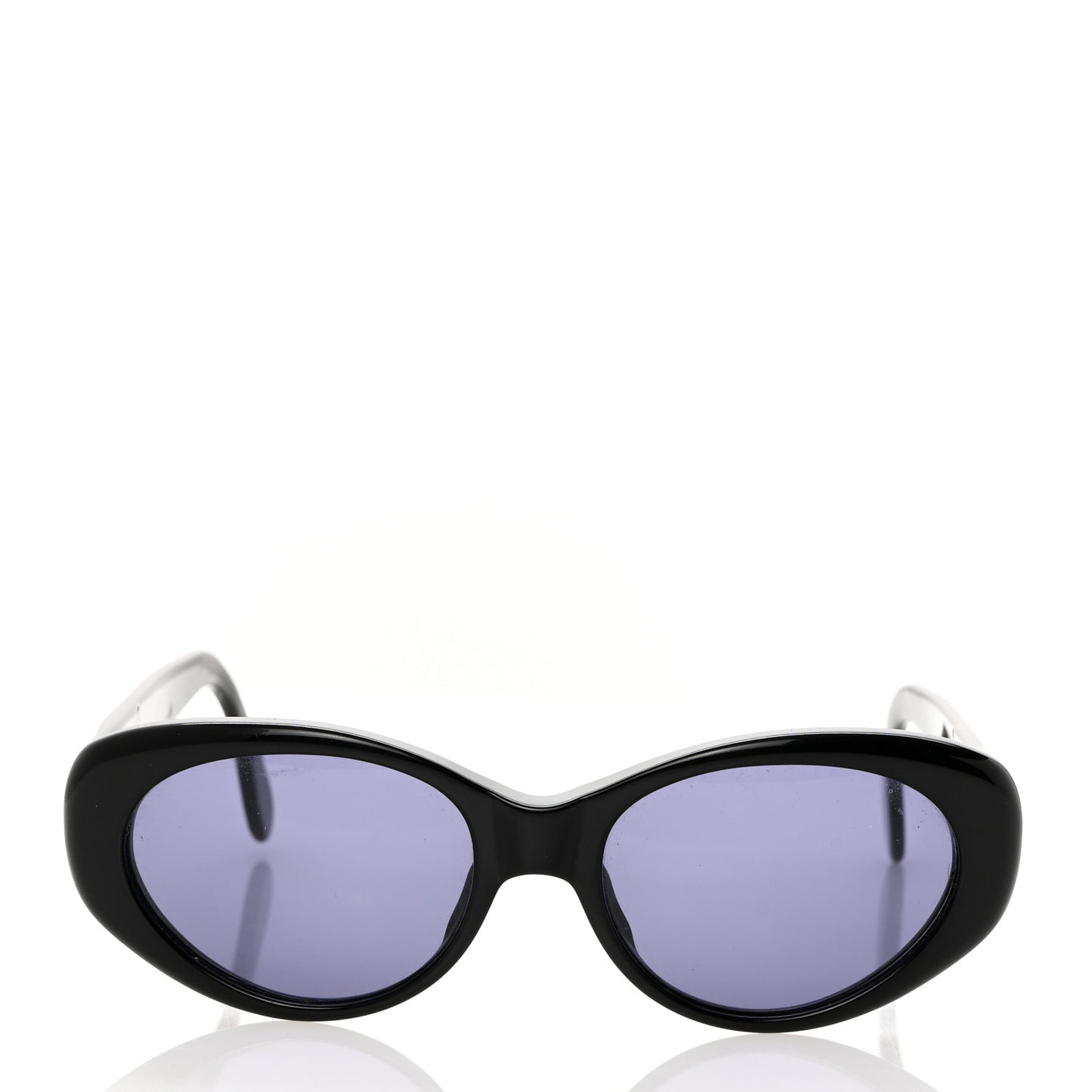 Acetate Oval CC Sunglasses 05974 Black