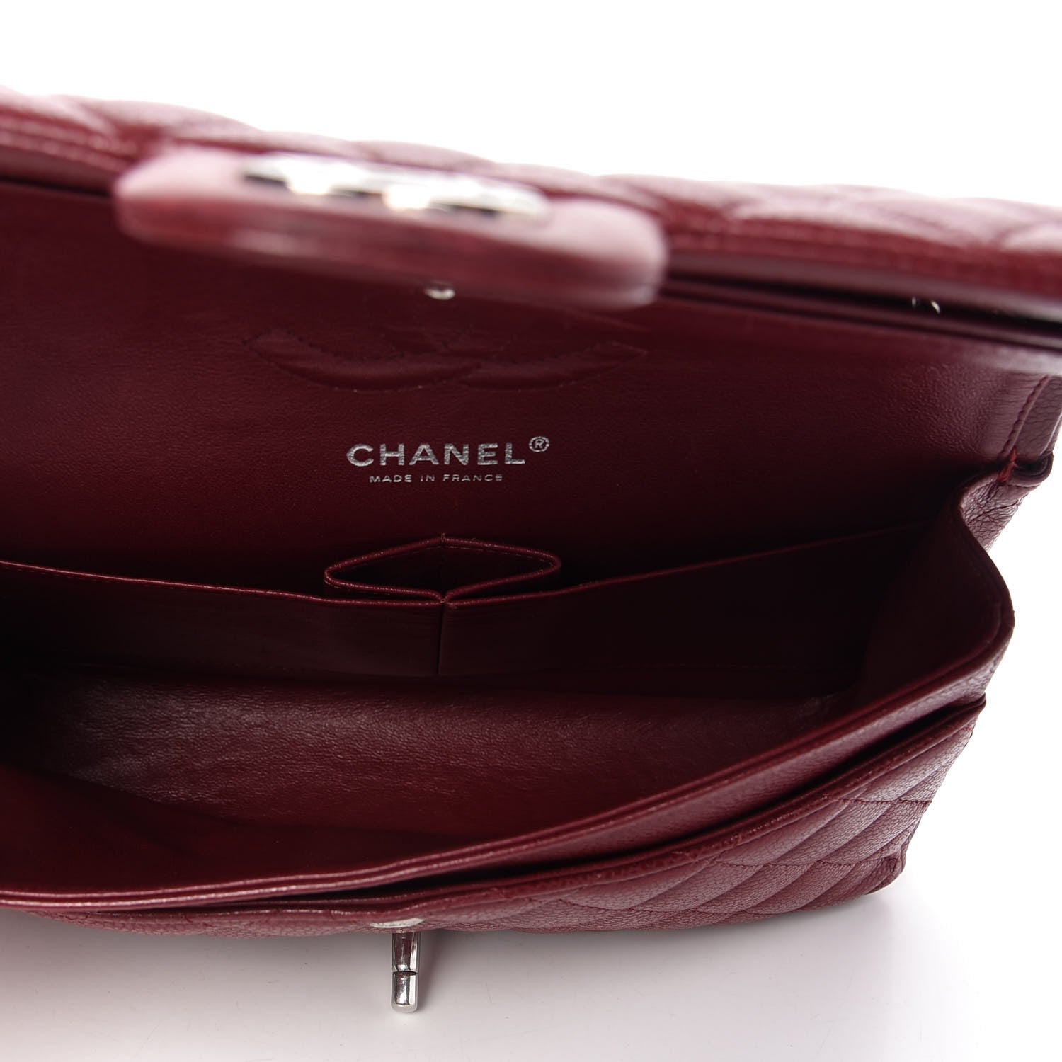 Chanel Caviar Quilted Medium Double Flap Red 5 of 11