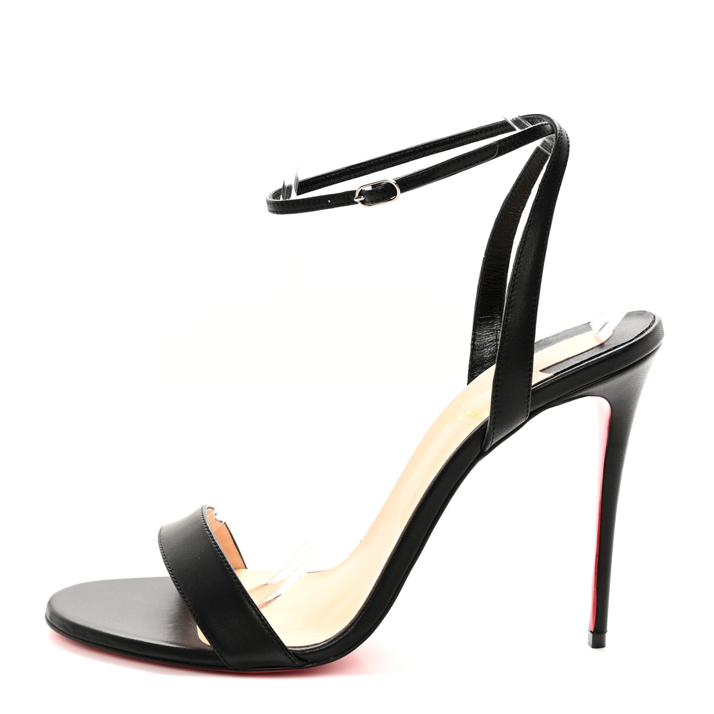 Nappa Loubigirl 100 Sandals 42 Black