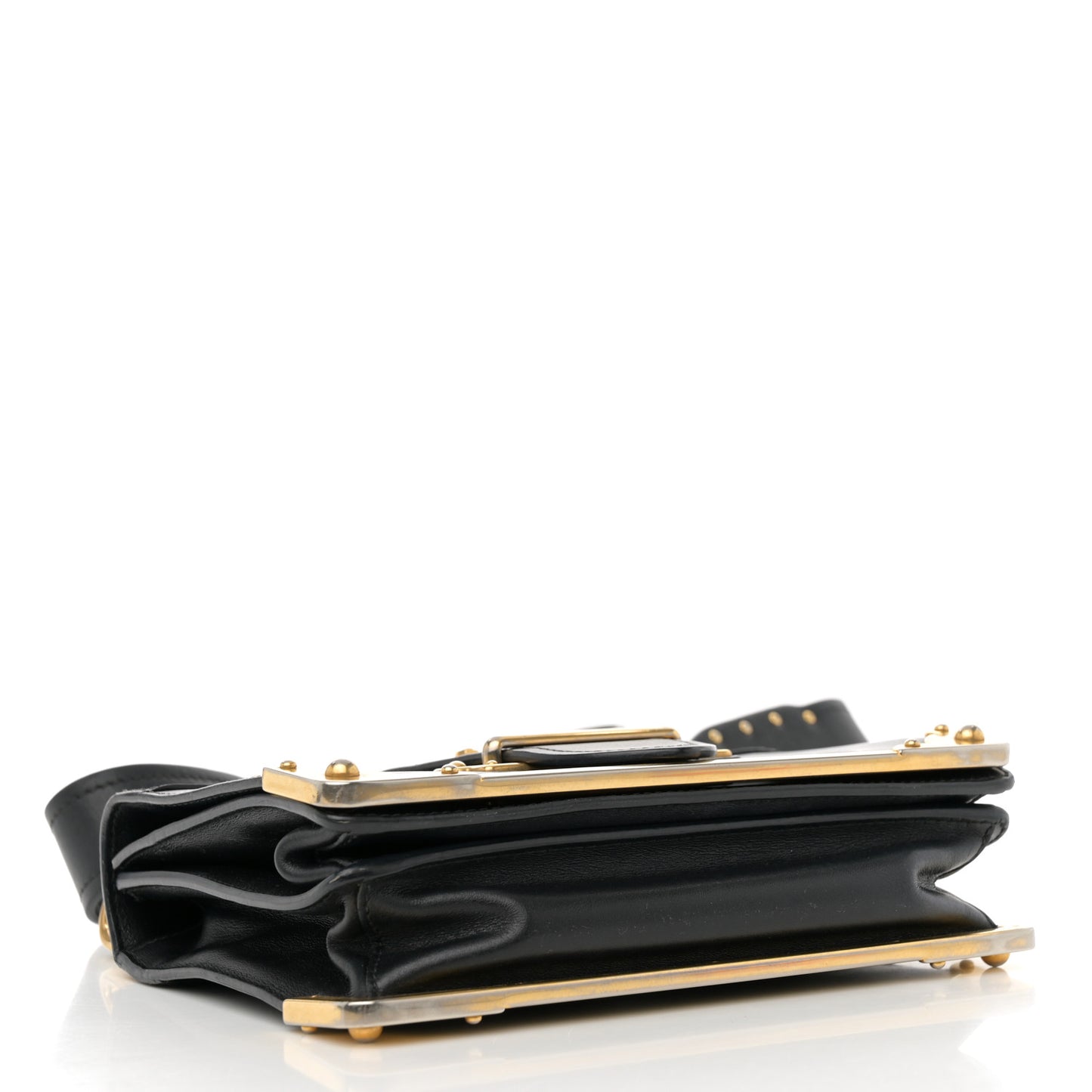 City Calf Saffiano Cahier Bag Black