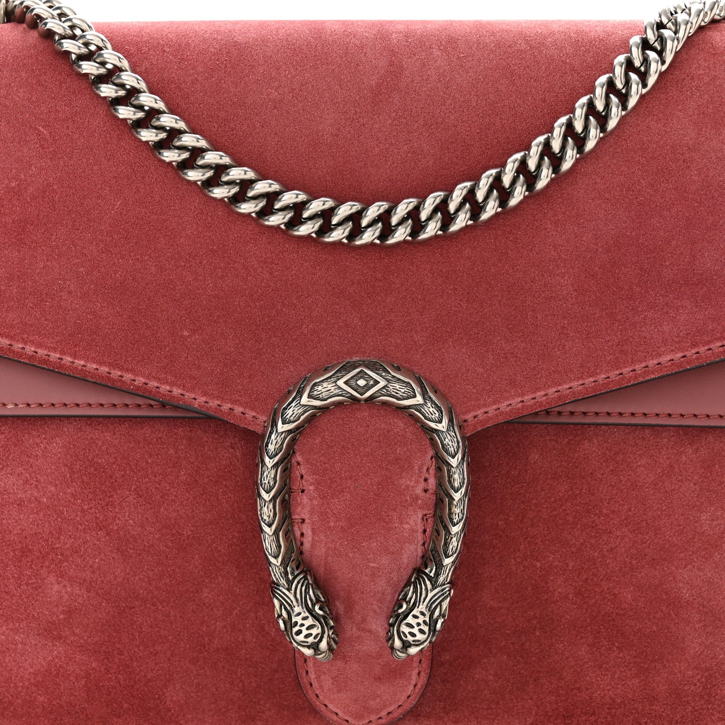 Suede Cudu Vitello Velvet Dionysus Shoulder Bag Dry Rose