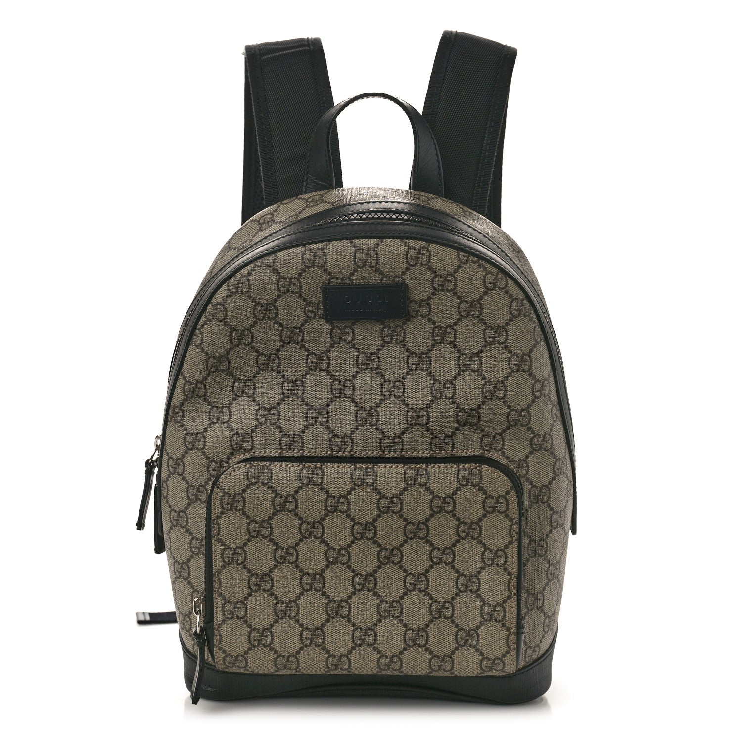 Gucci GG Supreme Monogram Small Eden Day Backpack Black 1 of 8