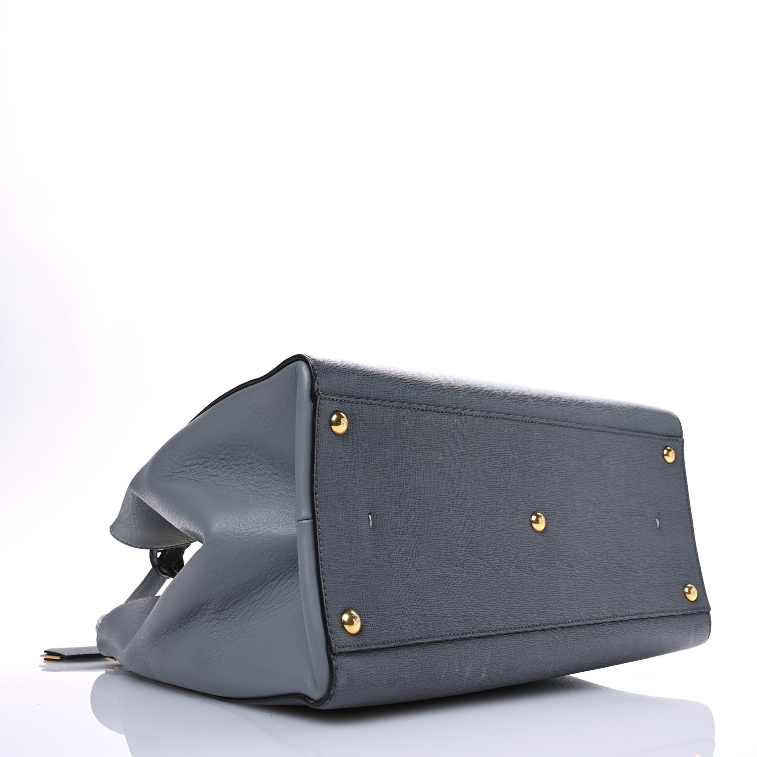 Fendi Vitello Elite Large 3Jours Tote Grigio 4 of 11