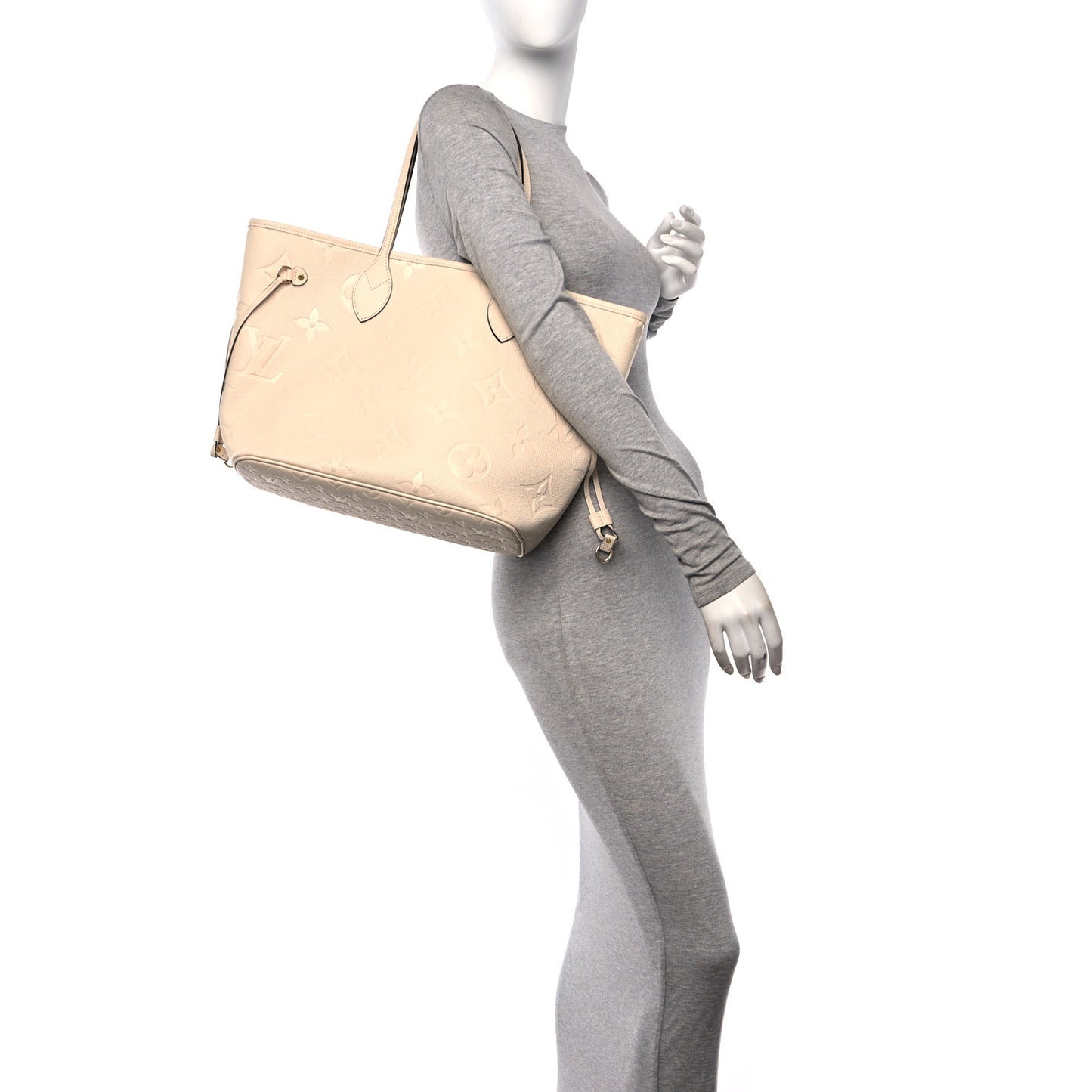 Empreinte Monogram Giant Neverfull MM Cream