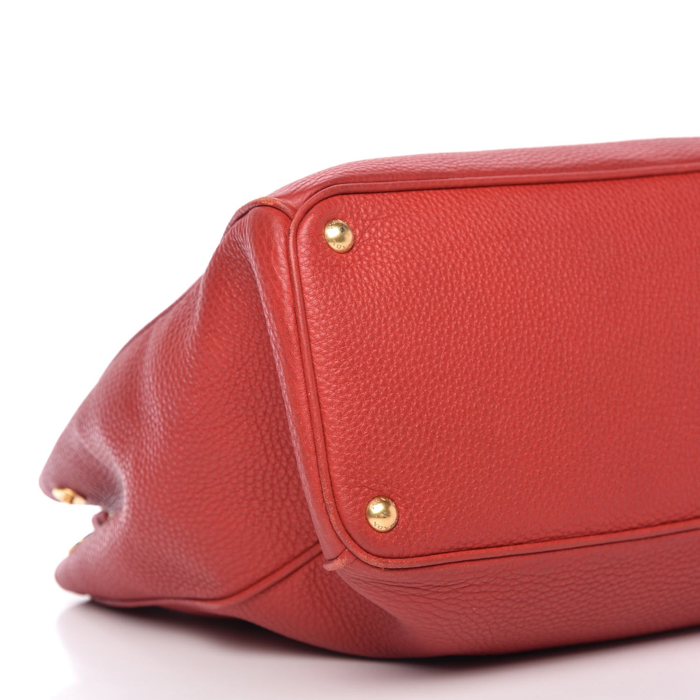 Vitello Daino Tote Rosso