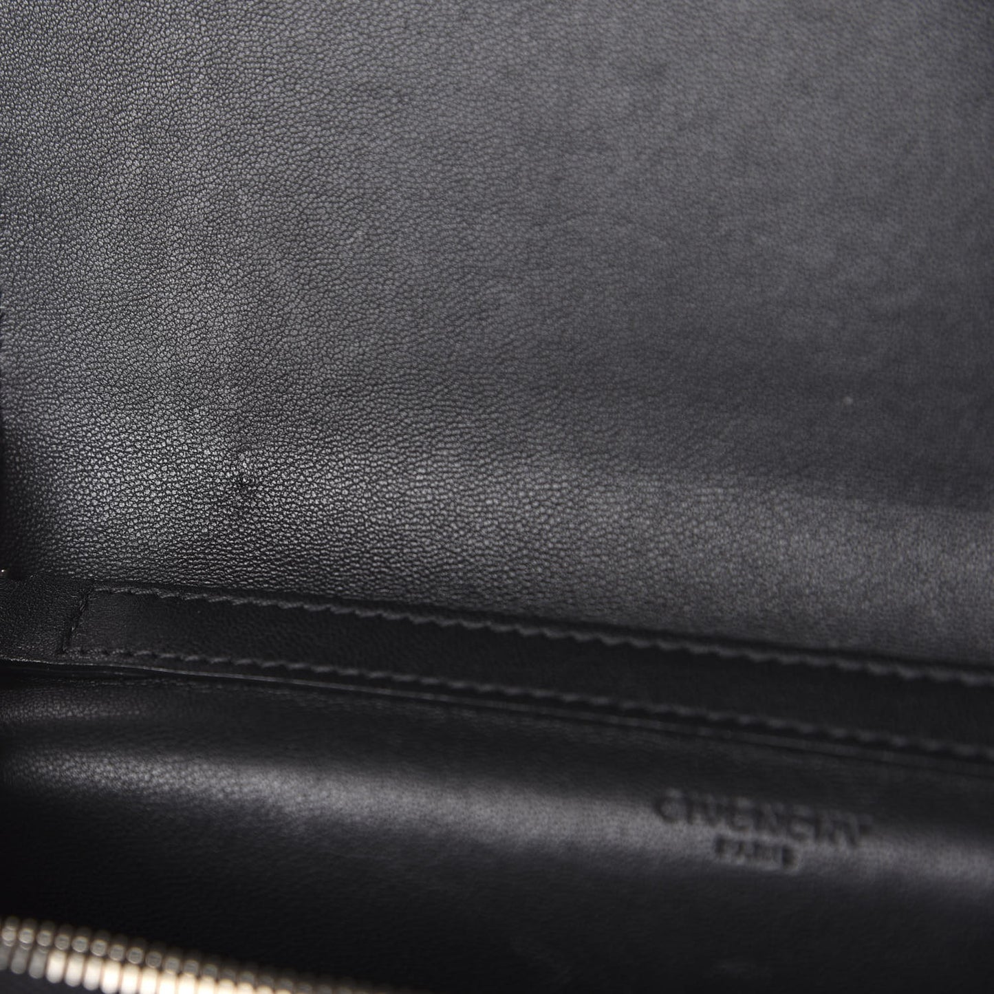 Sugar Goatskin Pandora Chain Wallet Black