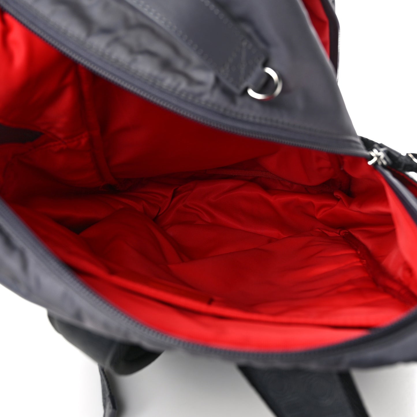 Calfskin Rubber Nylon Loubideal Backpack Smoky
