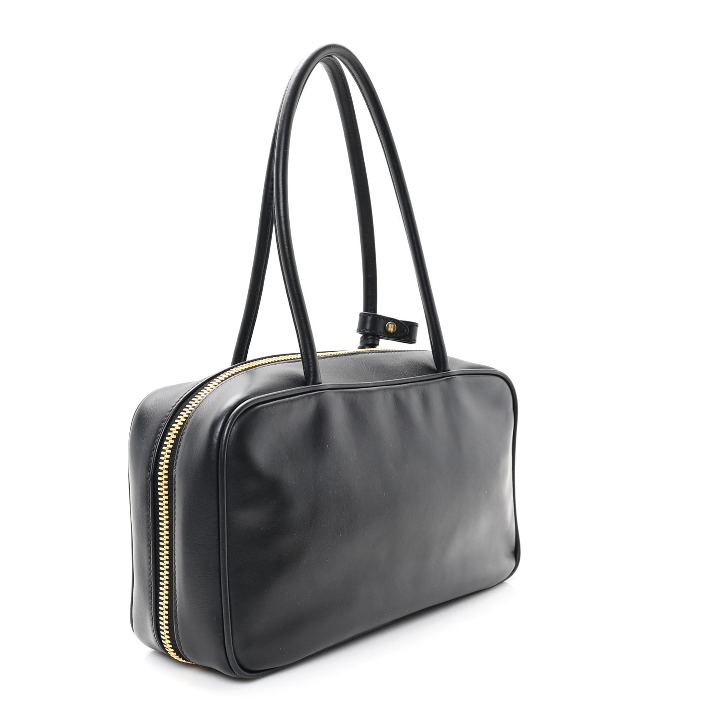 Calfskin Softy Medium Beau Top Handle Bag Black