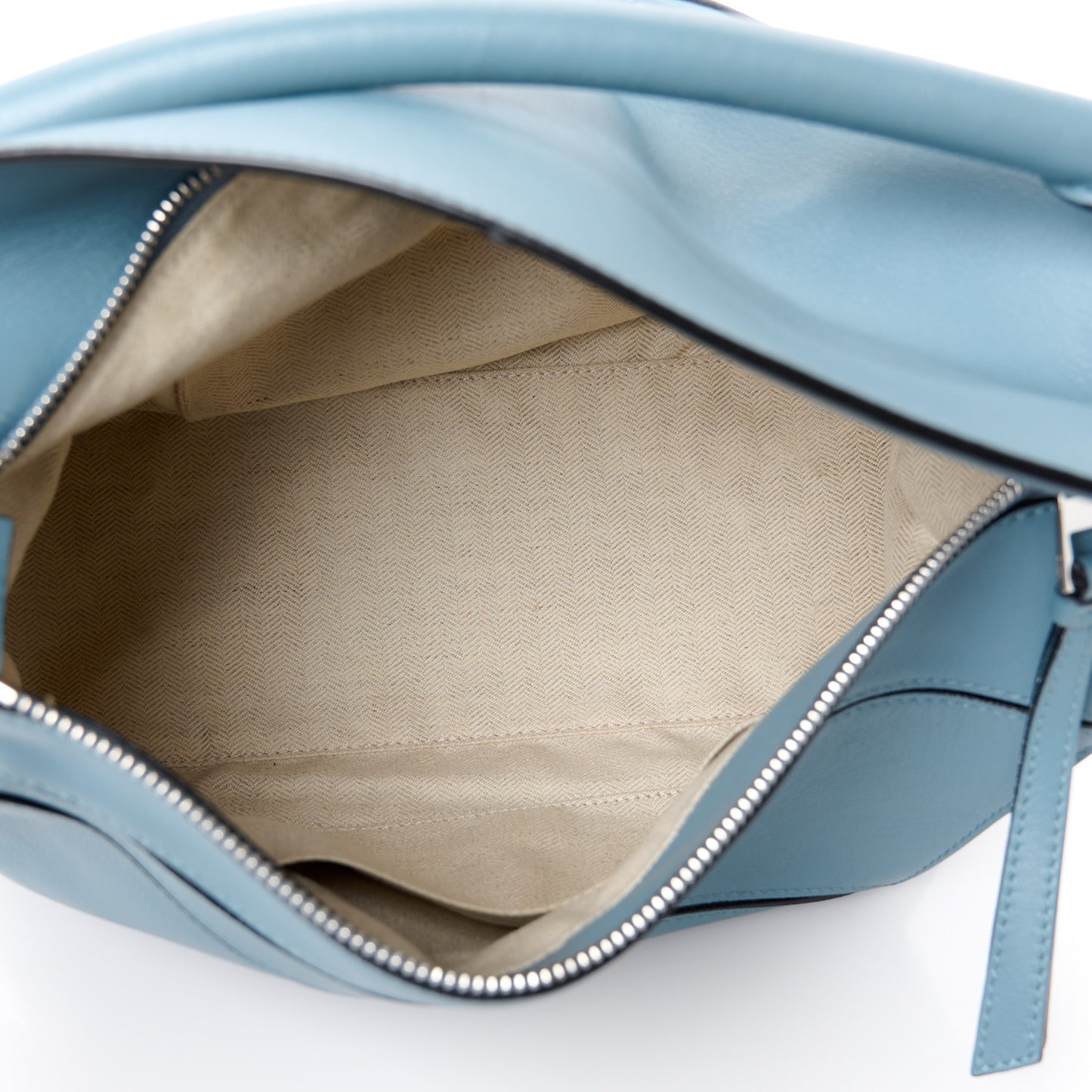 Calfskin Medium Puzzle Bag Stone Blue