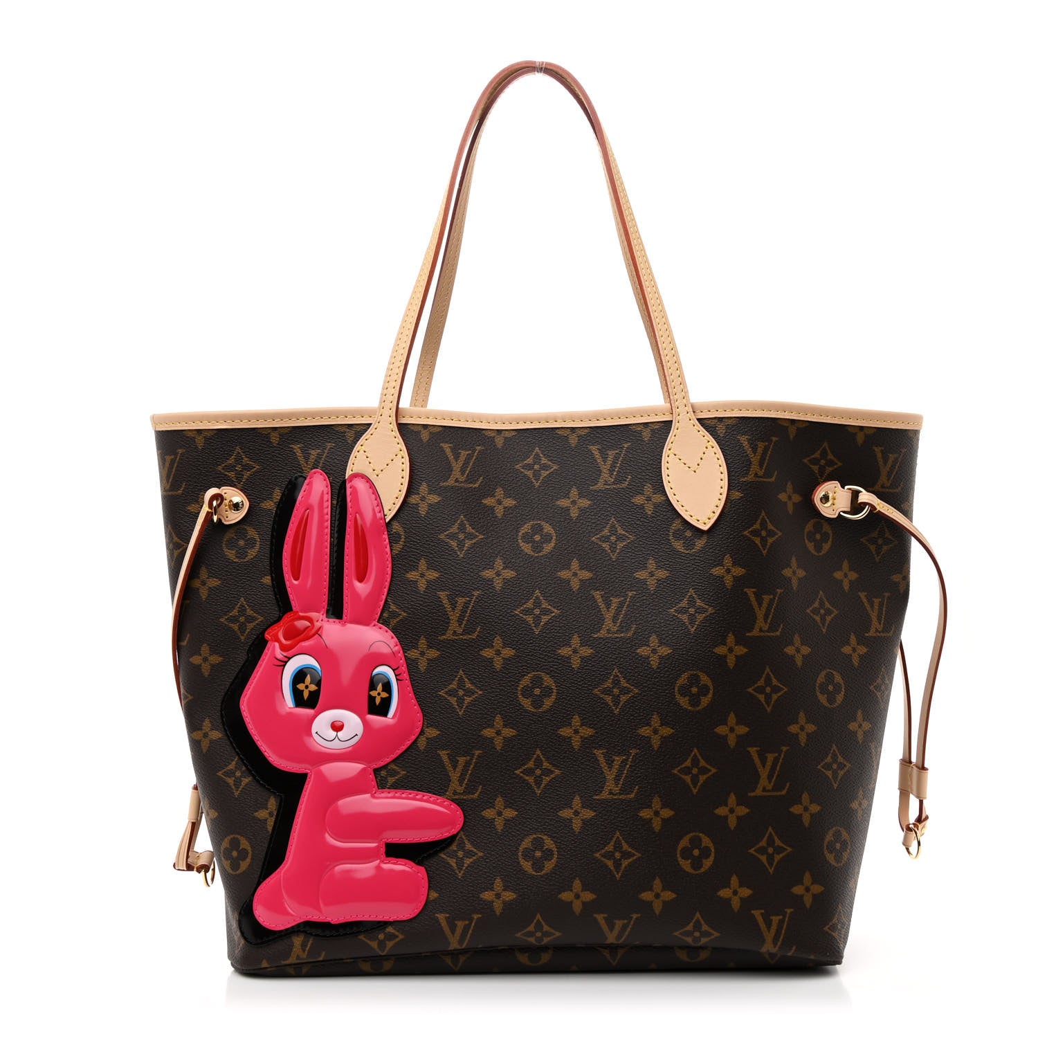 Louis Vuitton X Sun Yitian Monogram Rabbit Neverfull MM 1650363