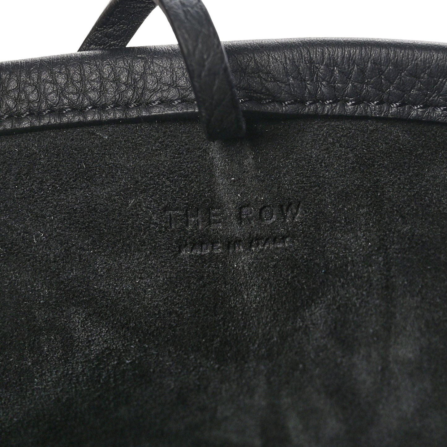 Grained Calfskin Small N/S Park Tote Black