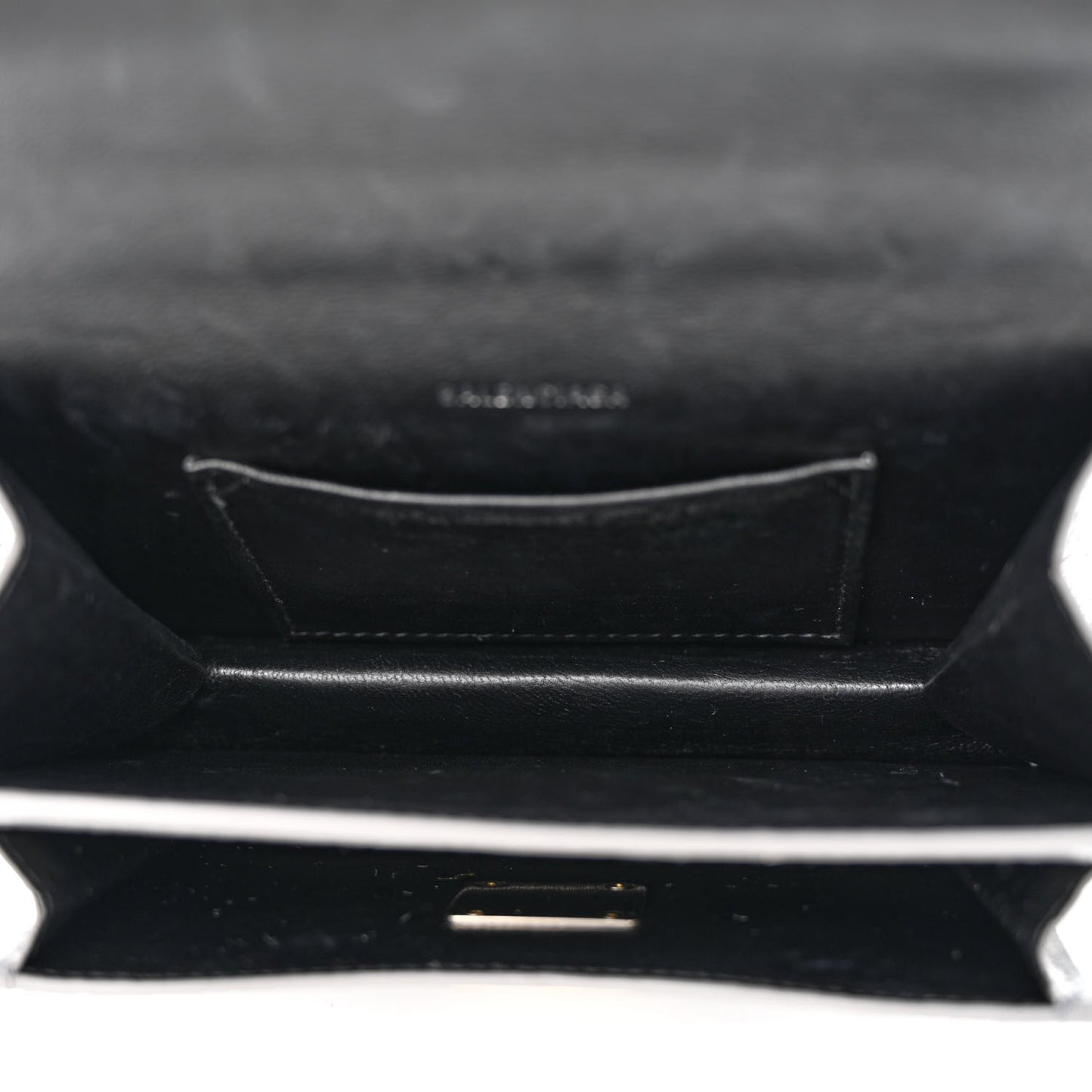 Shiny Calfskin Crocodile Embossed XS Sharp Top Handle Bag Balenciaga Grey