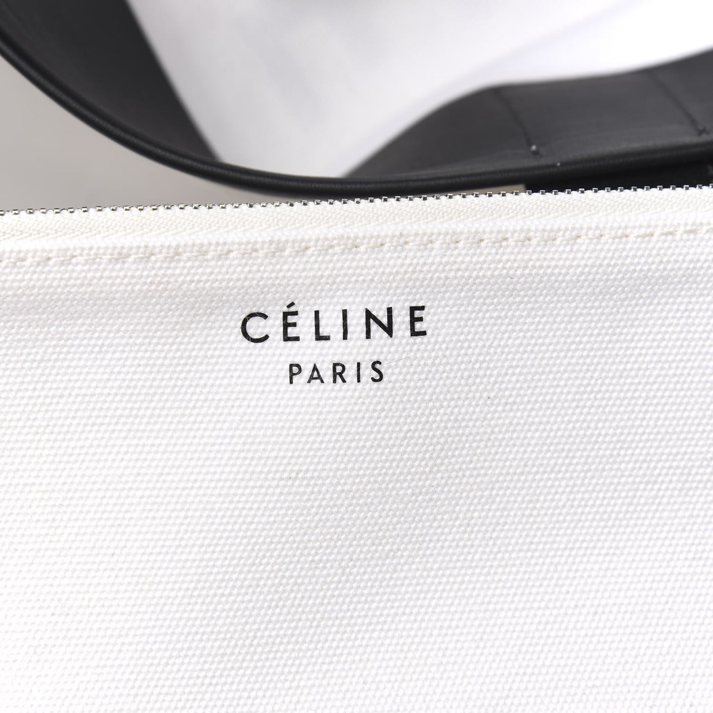 Textile Large Made In Tote White Black