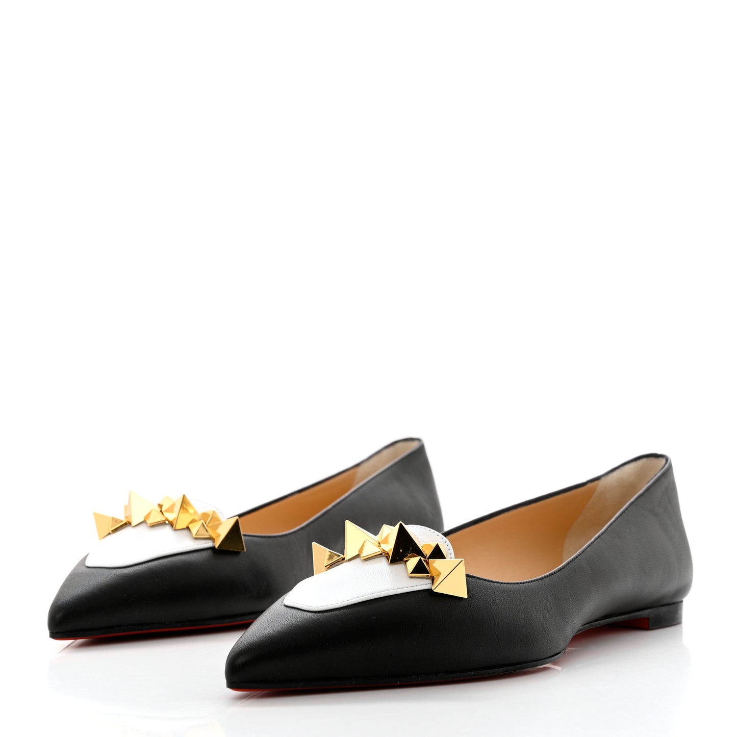 Nappa Miss Constella Flats 38.5 Black