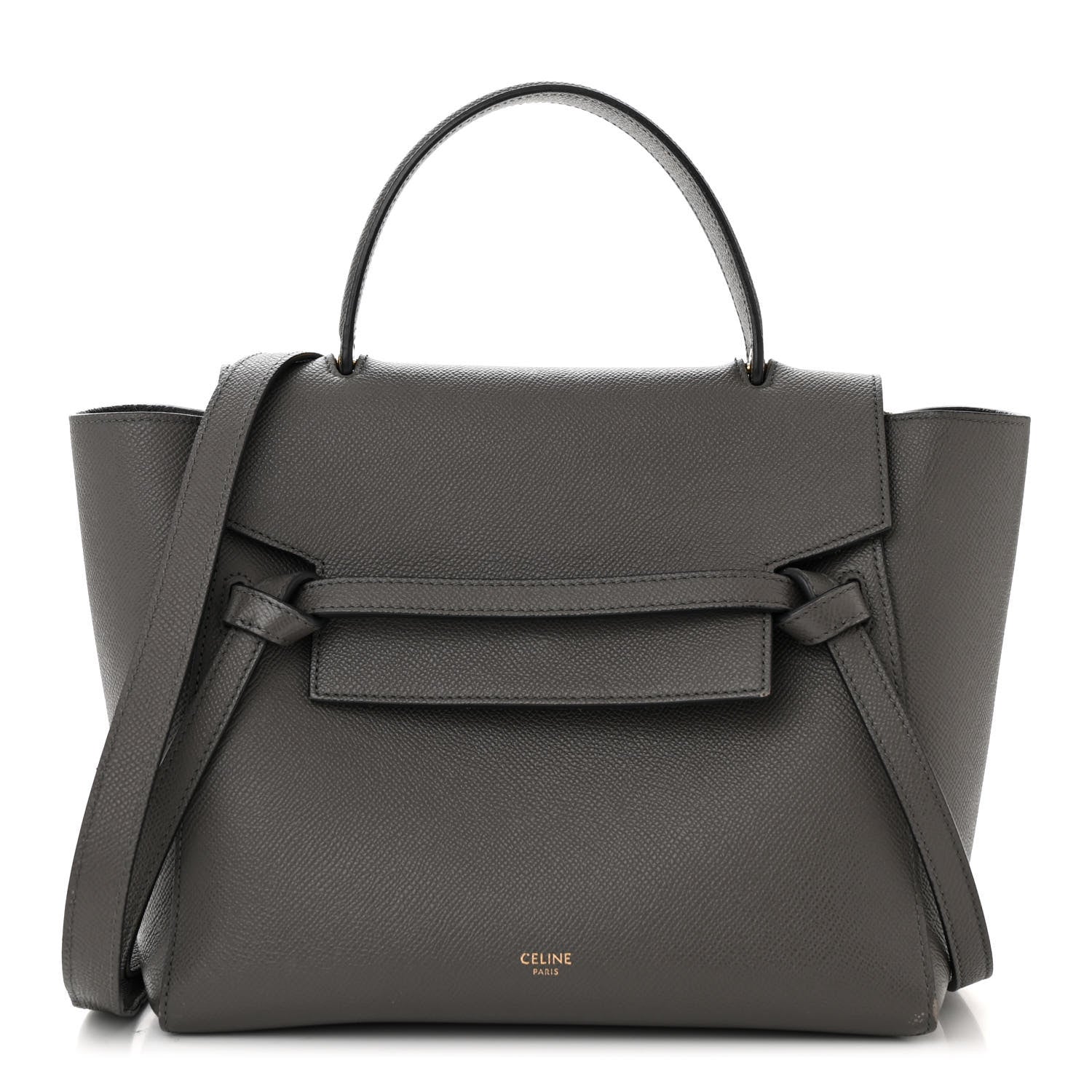 Celine Grained Calfskin Micro Belt Bag Grey 1 of 12