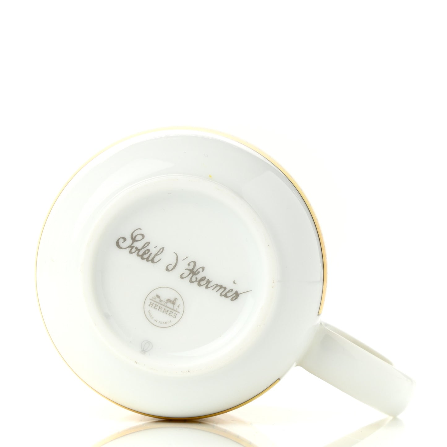 Porcelain Soleil d'Hermes Coffee Cup