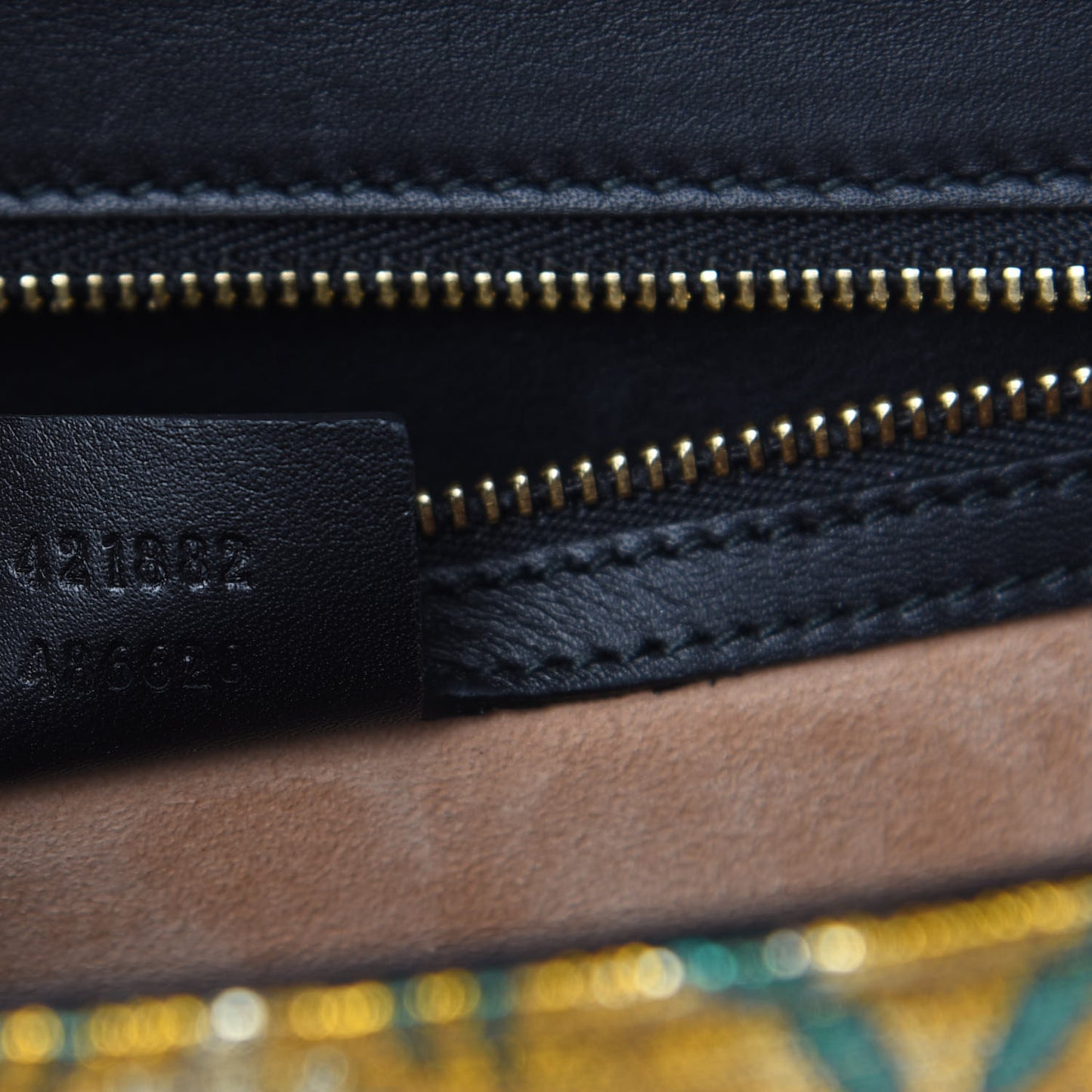 Iridescent Brocade Small Sylvie Shoulder Bag Gold