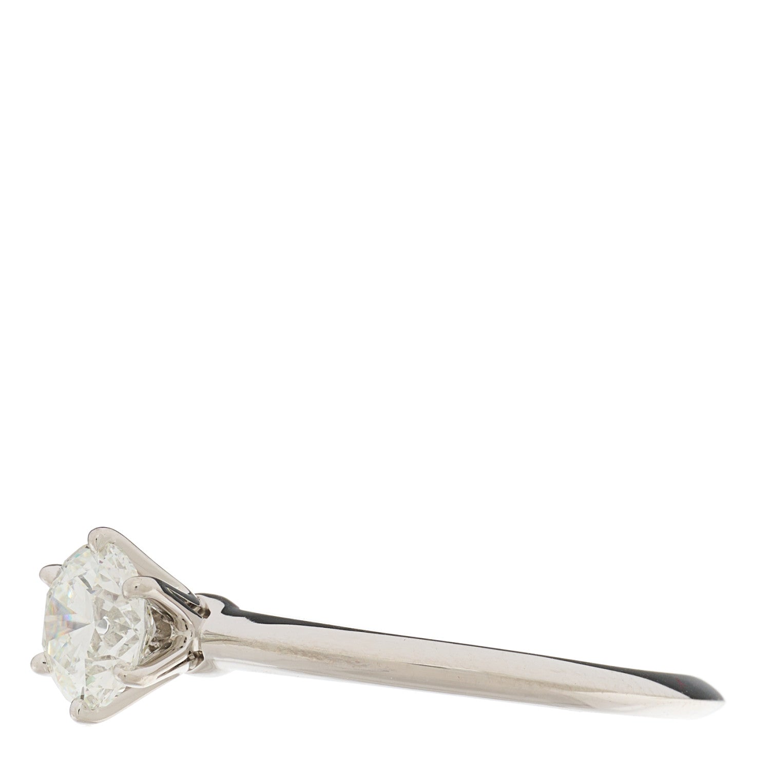 Tiffany Platinum Diamond 1.34ct Solitaire Engagement Ring 66 11.5 4 of 7