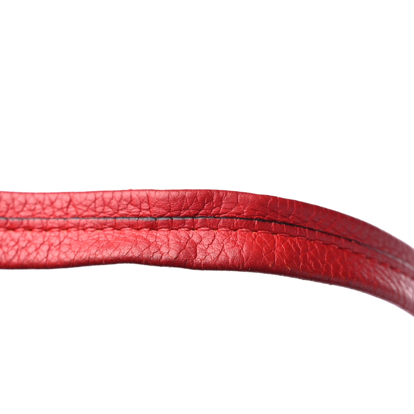 Grained Calfskin Medium Horizontal Cabas Phantom Coquelicot