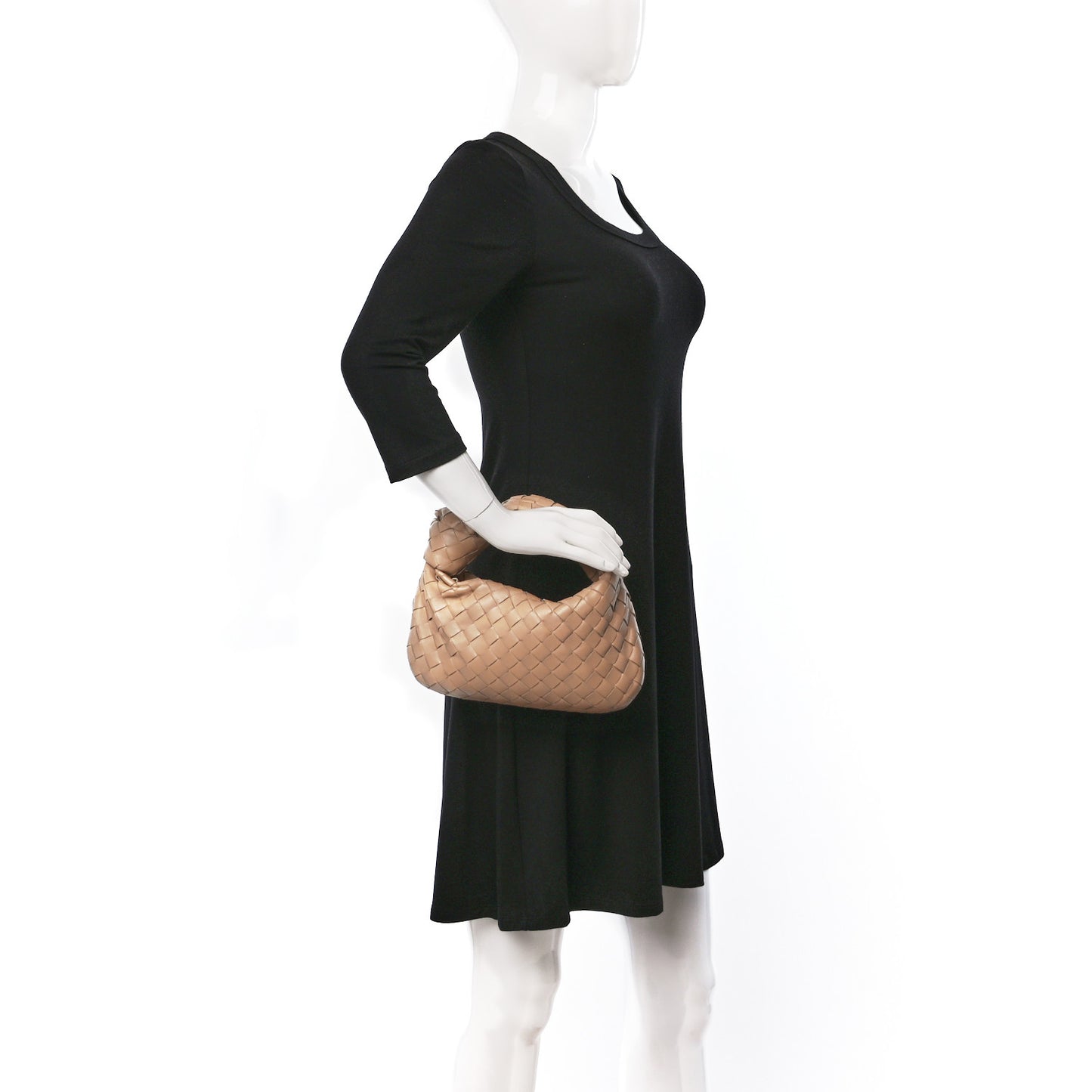 Nappa Intrecciato Mini Jodie Sandalwood