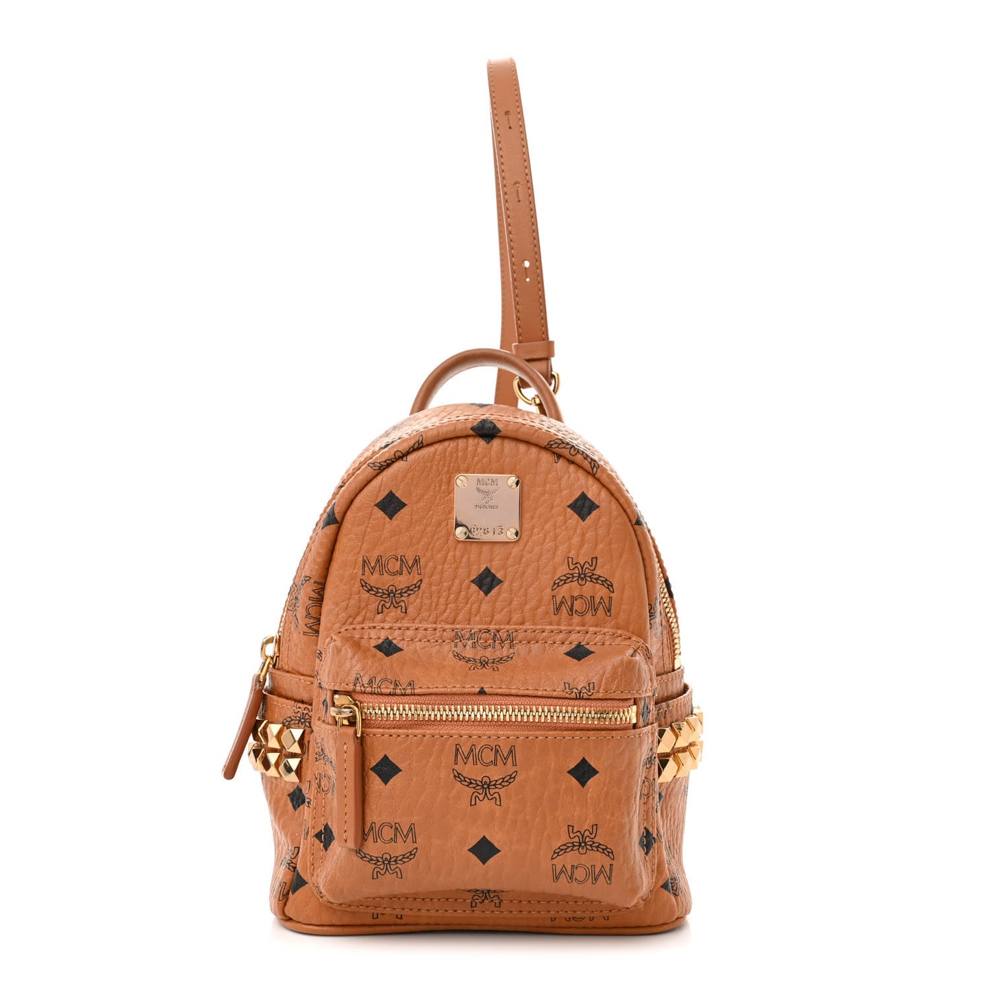 Visetos Side Stud X-Mini Stark Bebe Boo Backpack Cognac
