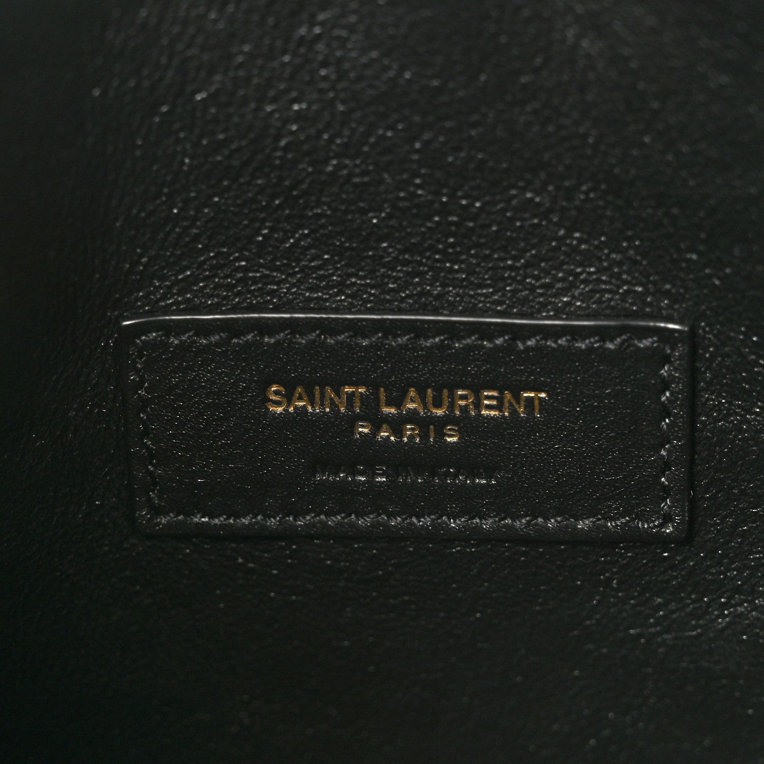 Saint Laurent Calfskin Crocodile Embossed Paris Mini Toy Shopper Tote Black 6 of 10