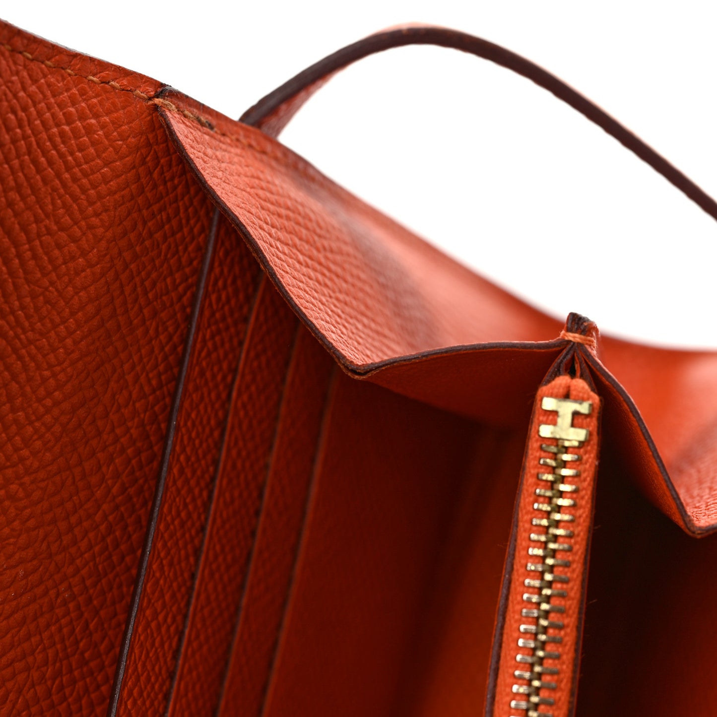 Epsom Kelly Longue Wallet Orange